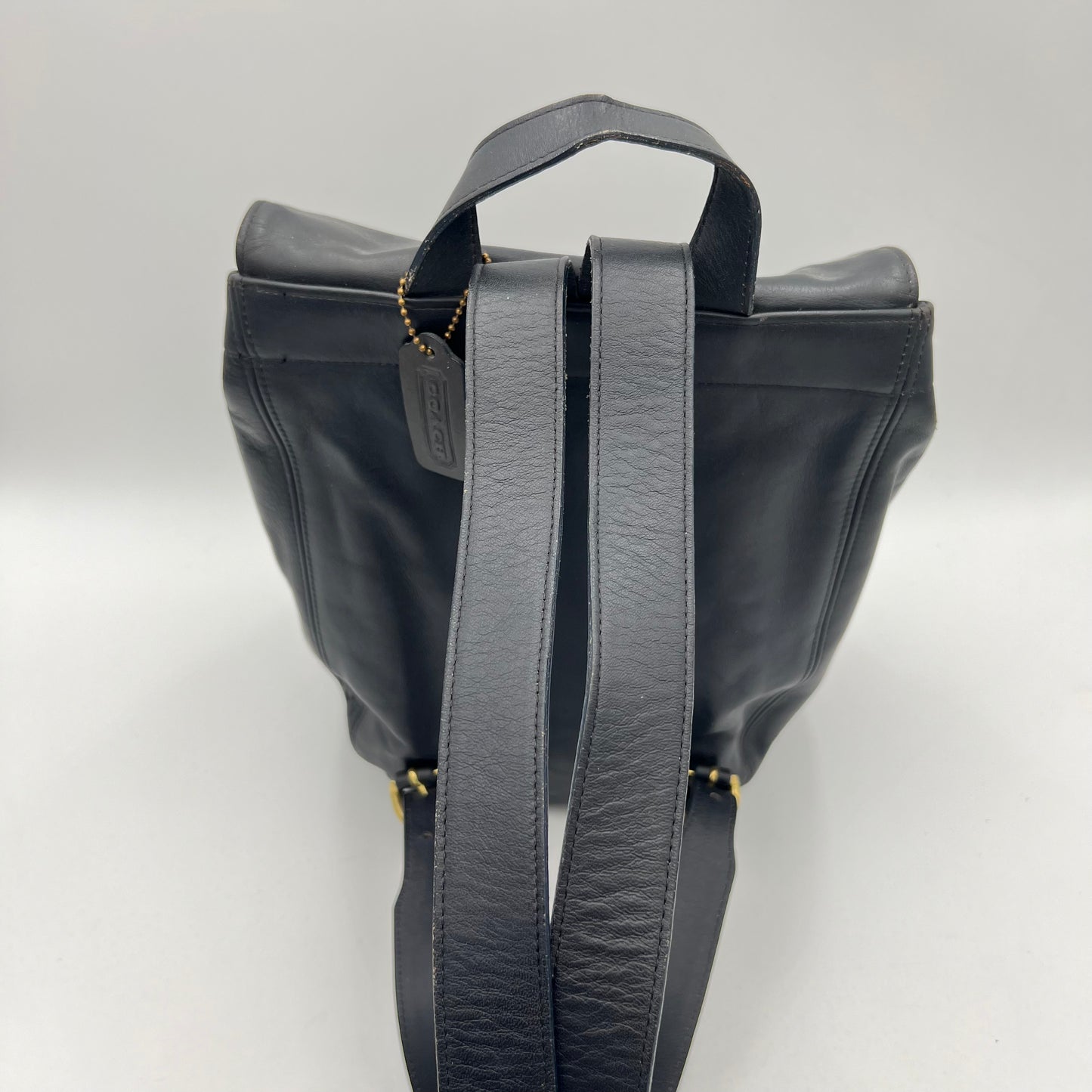 Coach Black Leather Soho Backpack