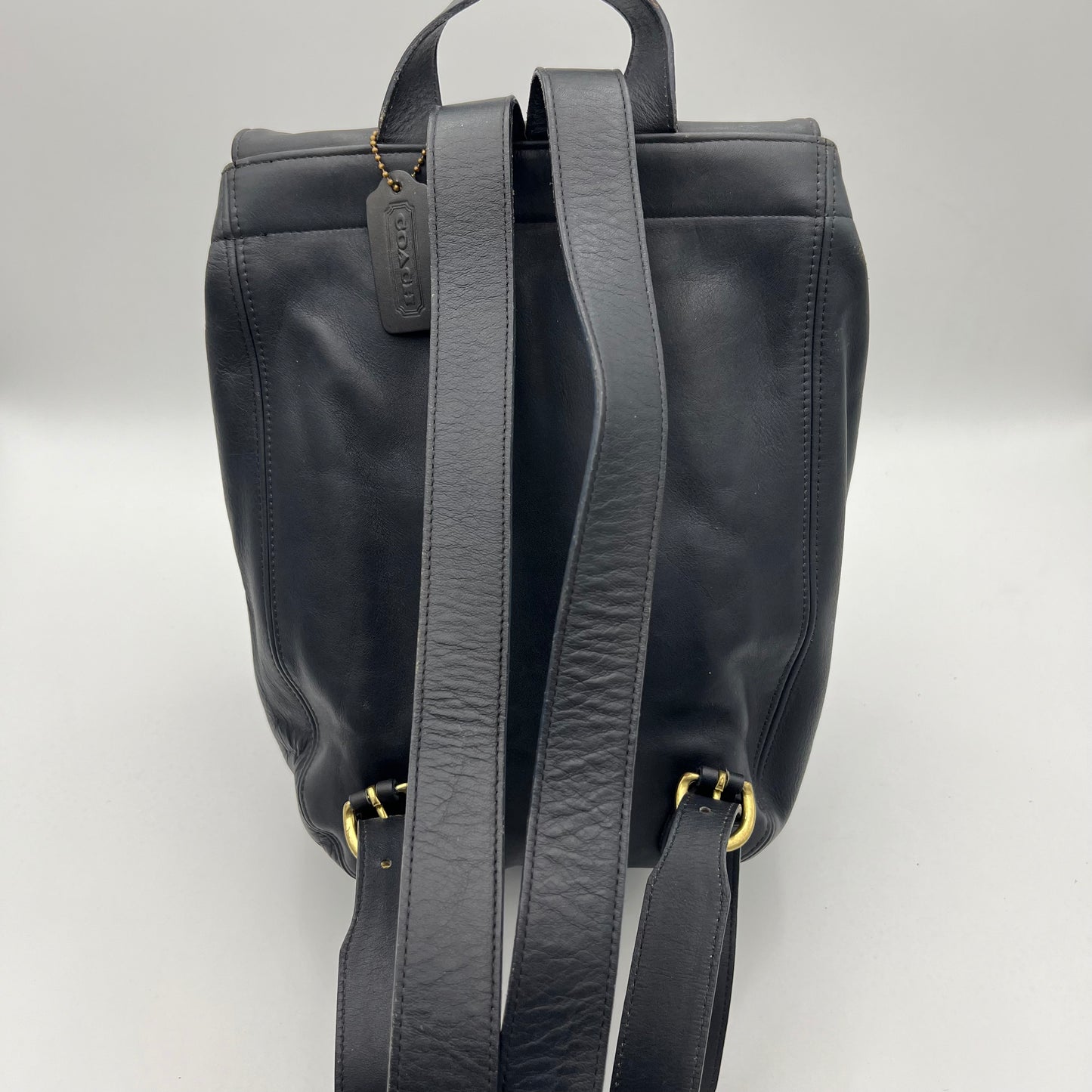Coach Black Leather Soho Backpack