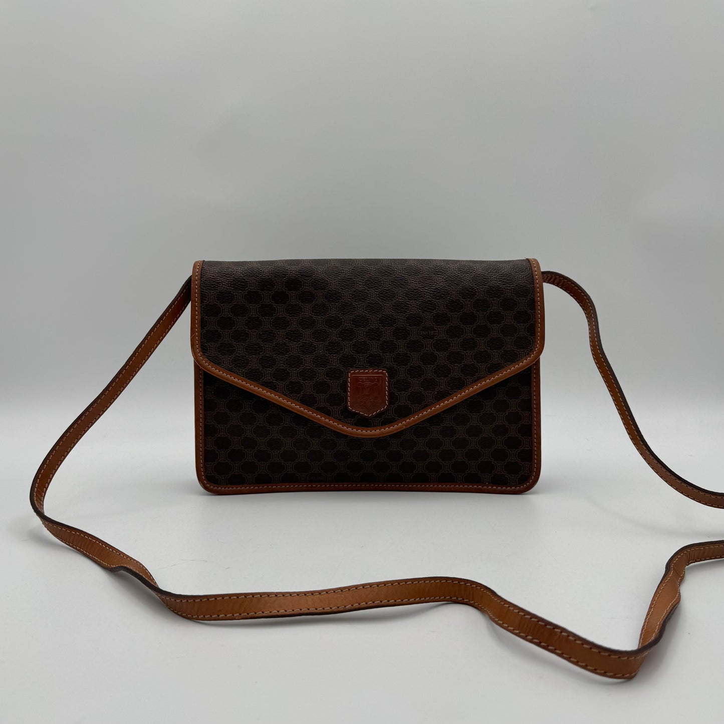 Celine Paris Macadam Envelope Flap Crossbody