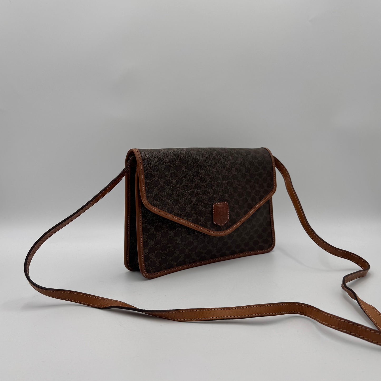 Celine Paris Macadam Envelope Flap Crossbody