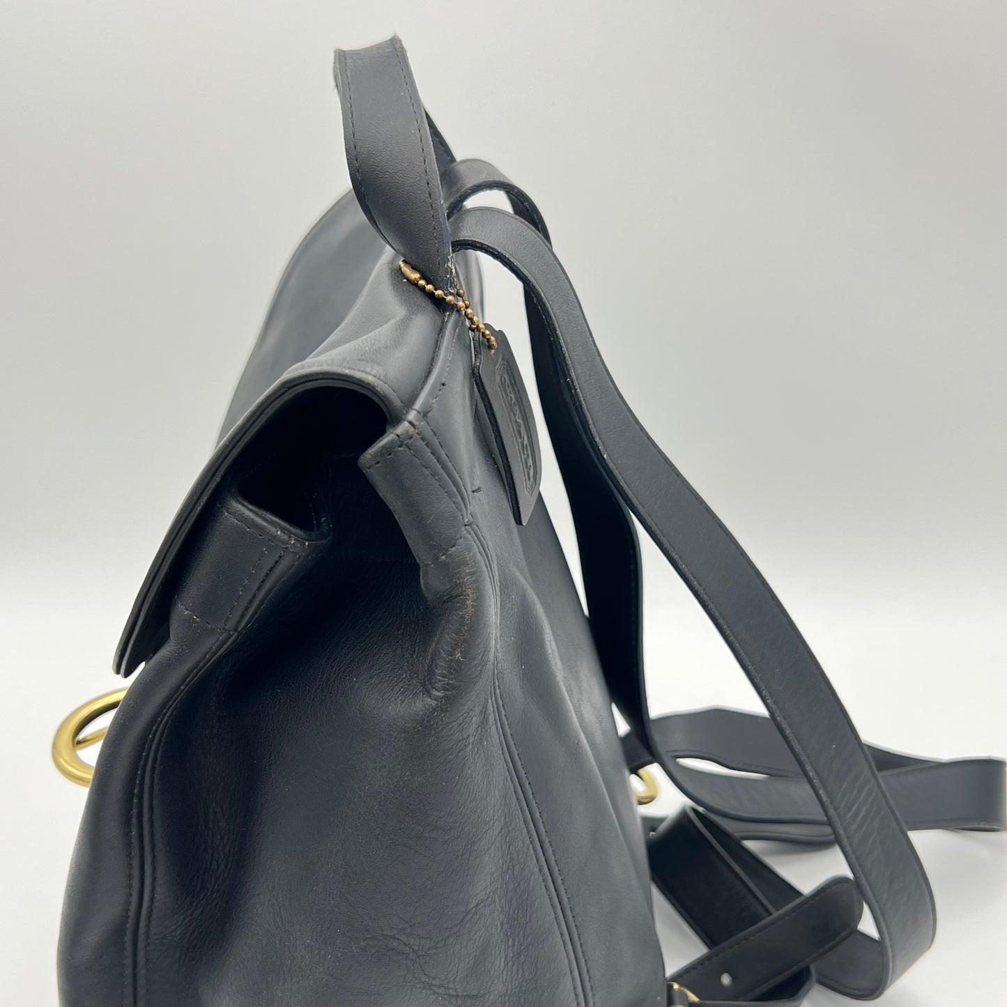 Coach Black Leather Soho Backpack