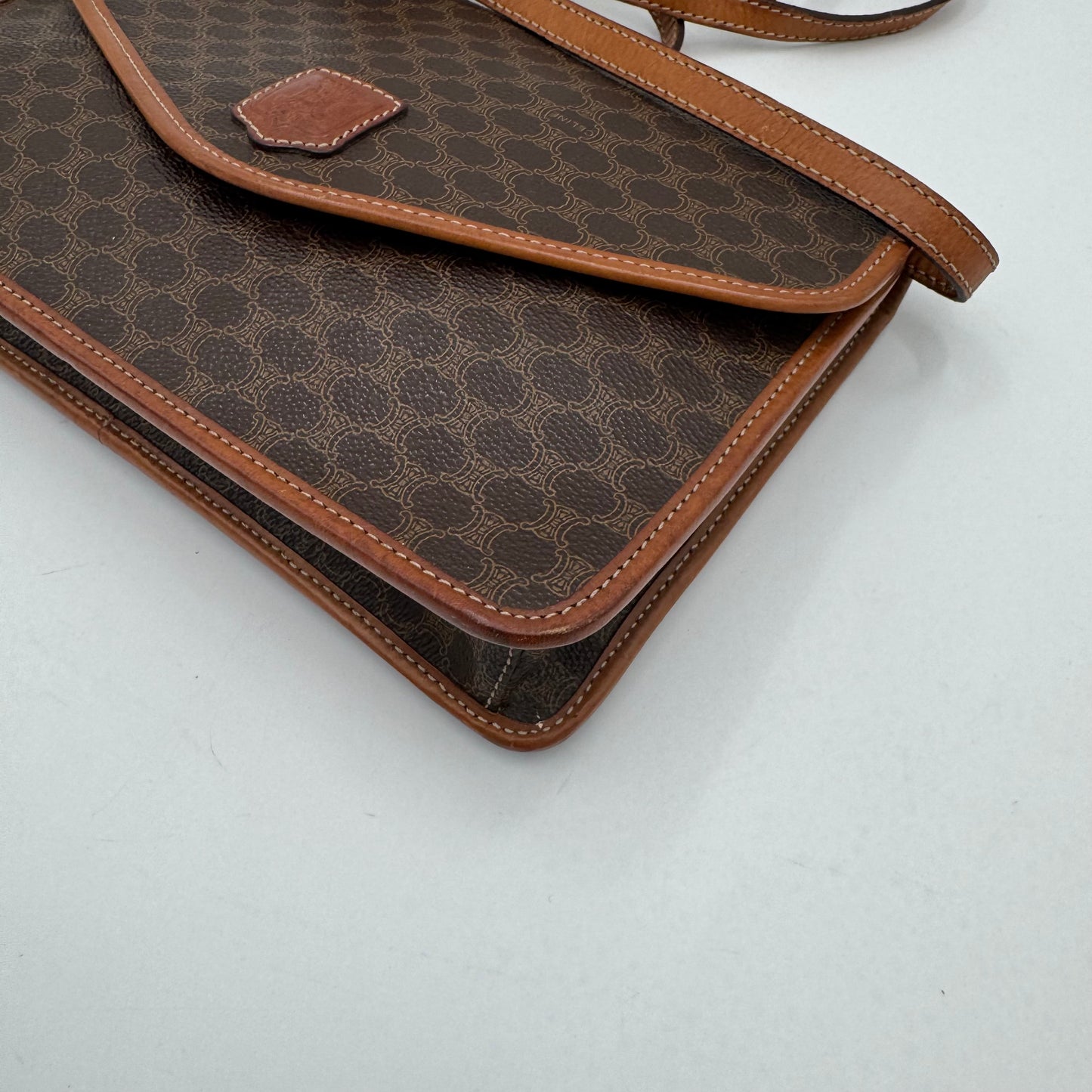 Celine Paris Macadam Envelope Flap Crossbody