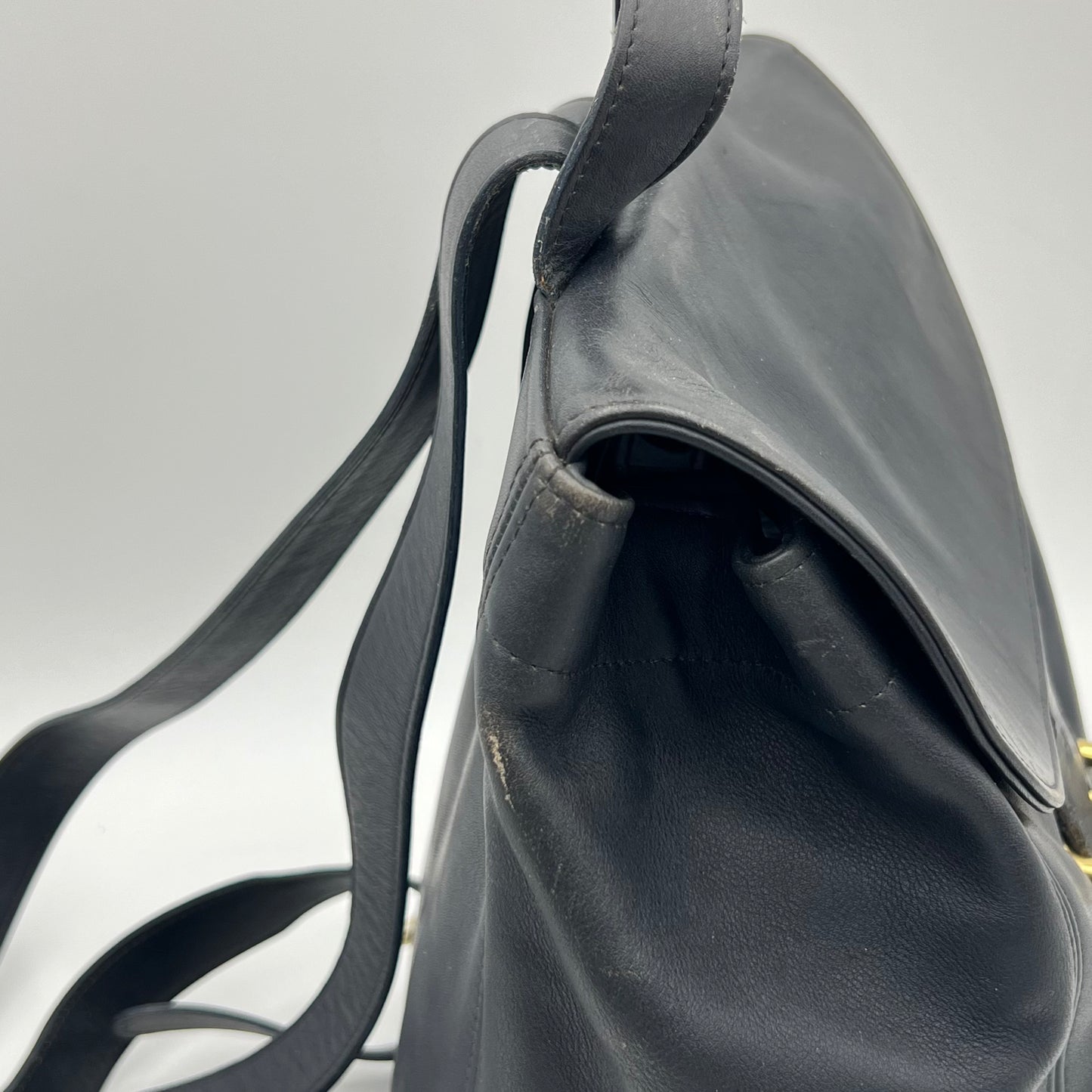 Coach Black Leather Soho Backpack