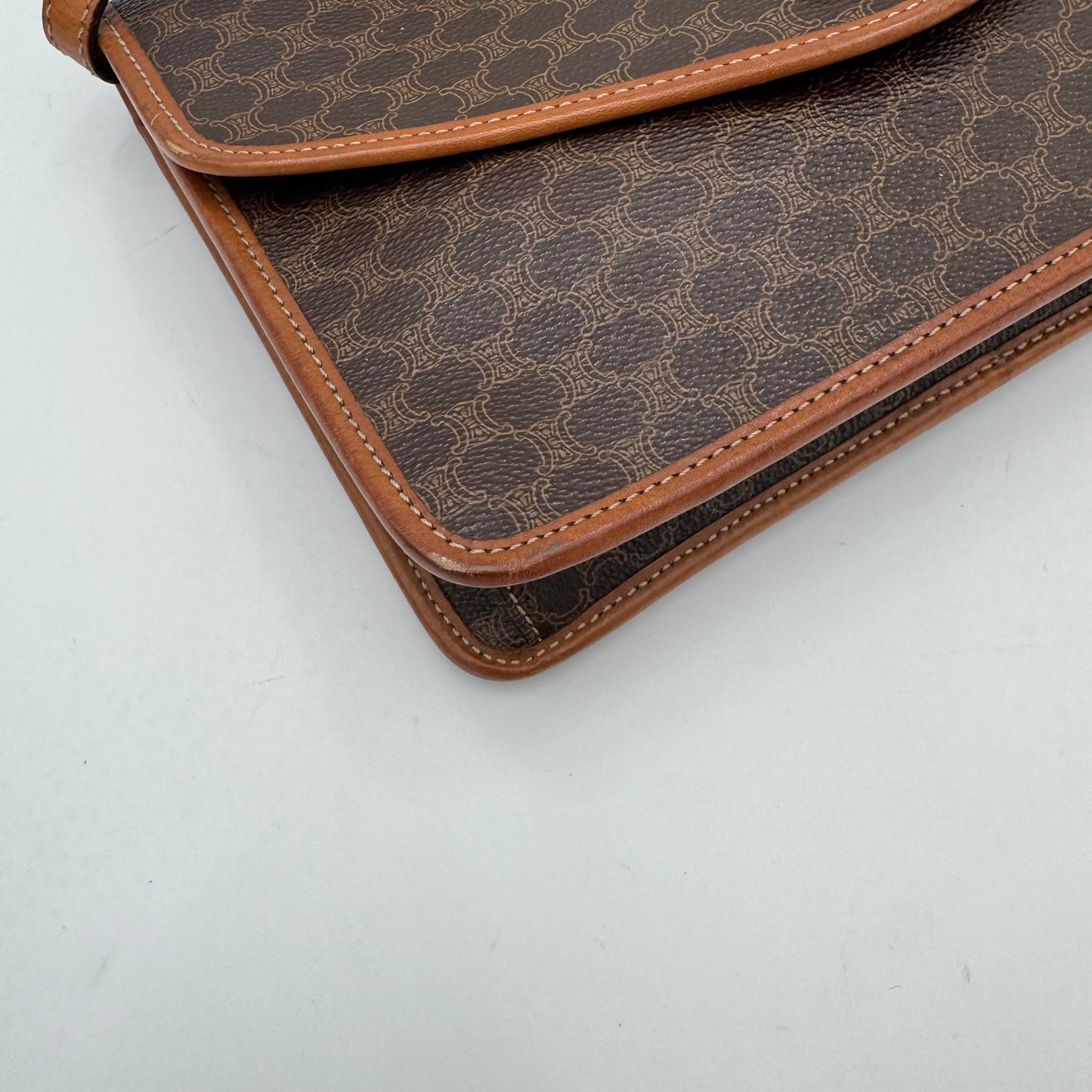 Celine Paris Macadam Envelope Flap Crossbody