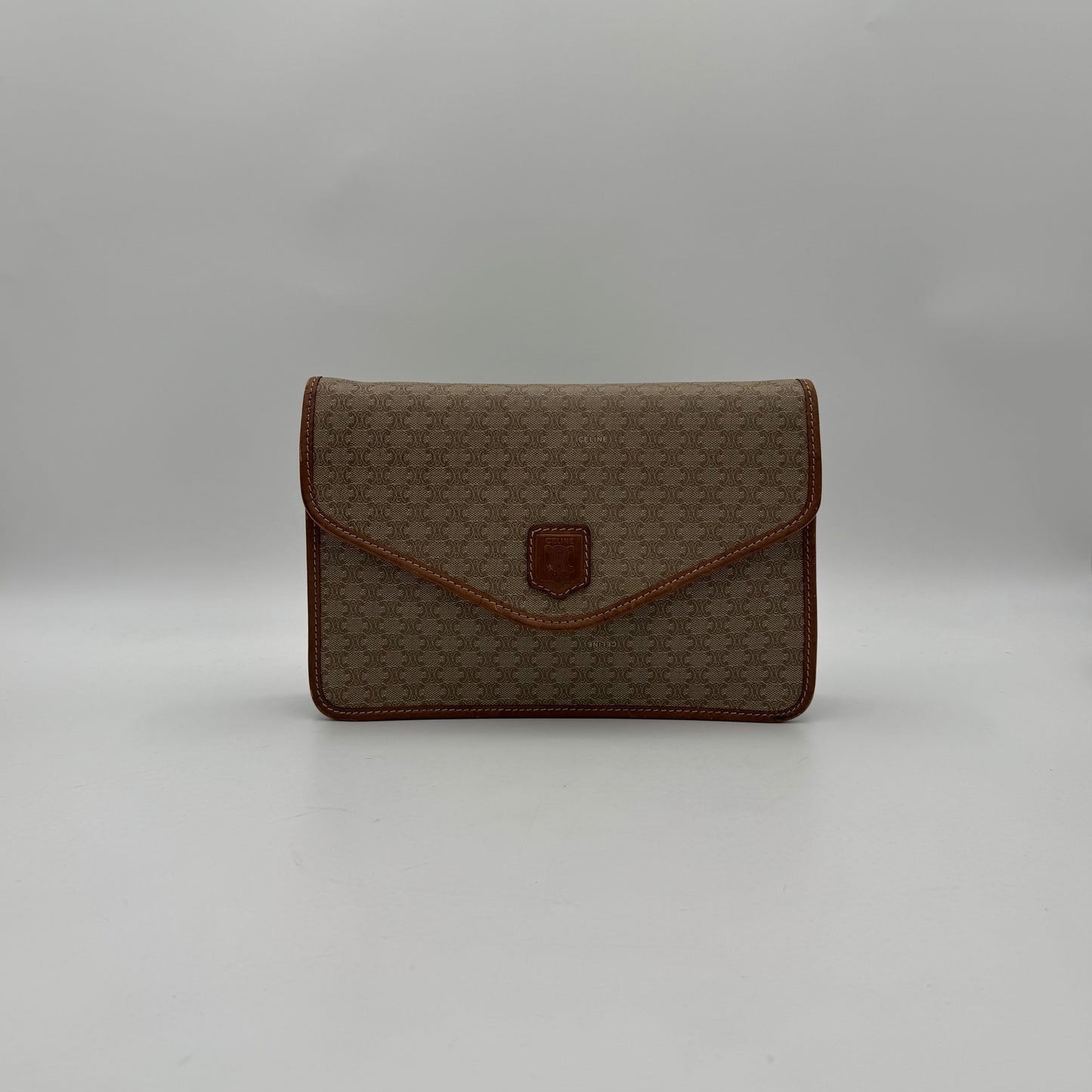 Celine Paris Macadam PVC Envelope Flap Crossbody