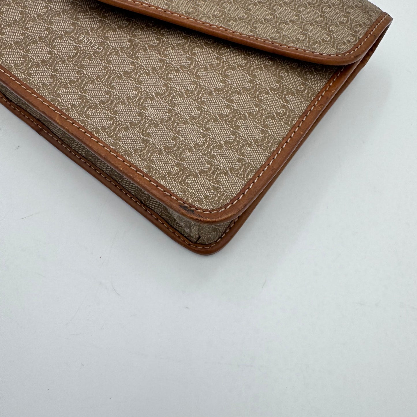 Celine Paris Macadam PVC Envelope Flap Crossbody