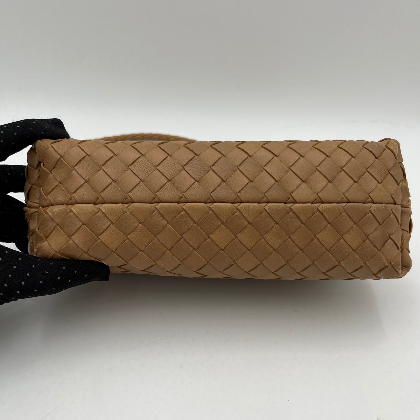 Bottega Veneta Camel Brown Intrecciato Pochette