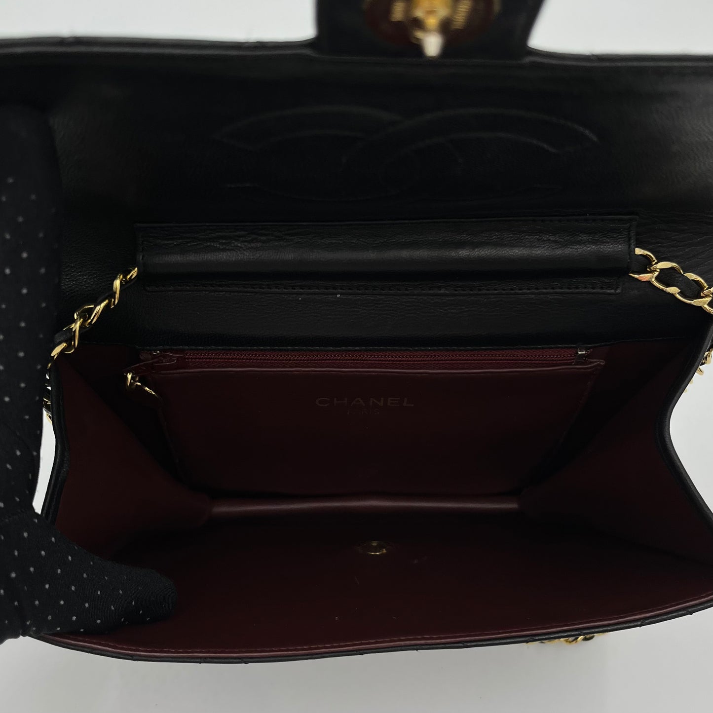 Chanel Vintage Lambskin Single Flap