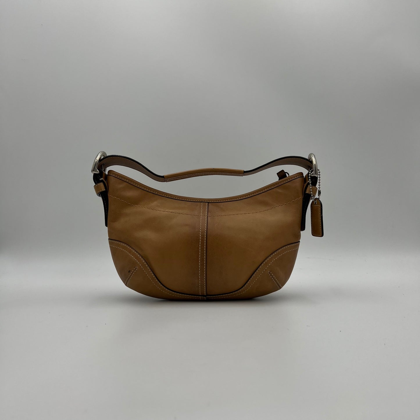 Coach Brown Leather Hobo Pochette