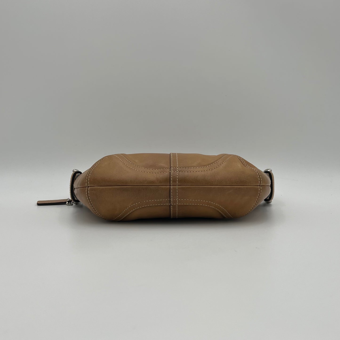 Coach Brown Leather Hobo Pochette