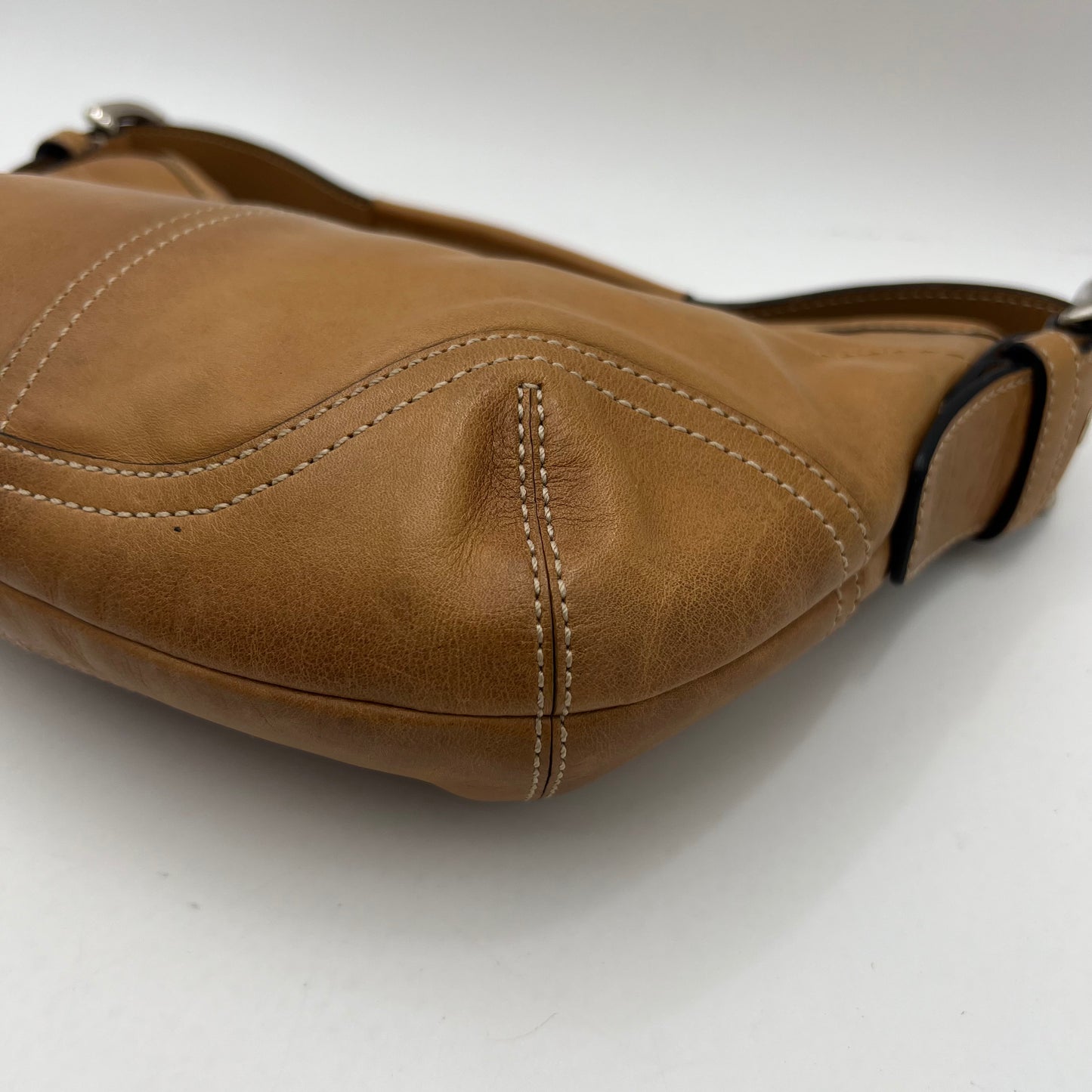 Coach Brown Leather Hobo Pochette
