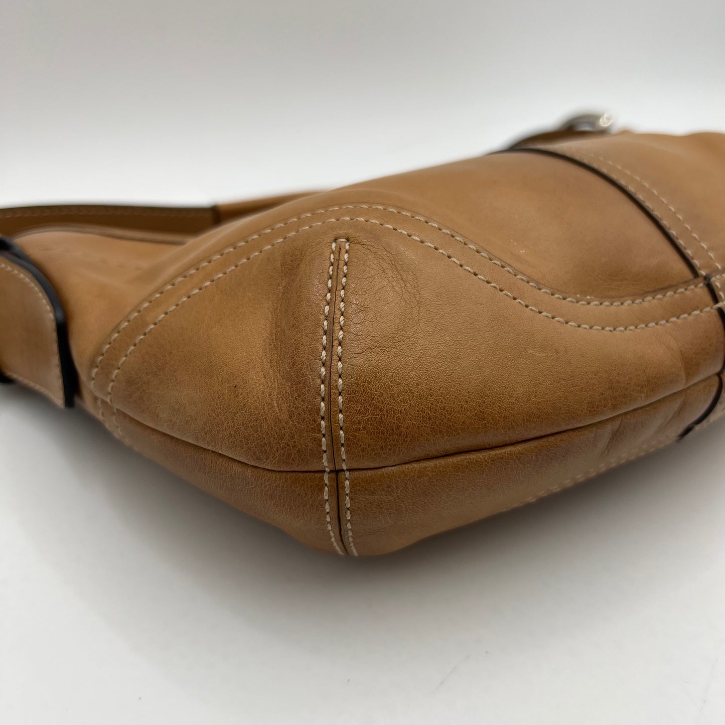 Coach Brown Leather Hobo Pochette