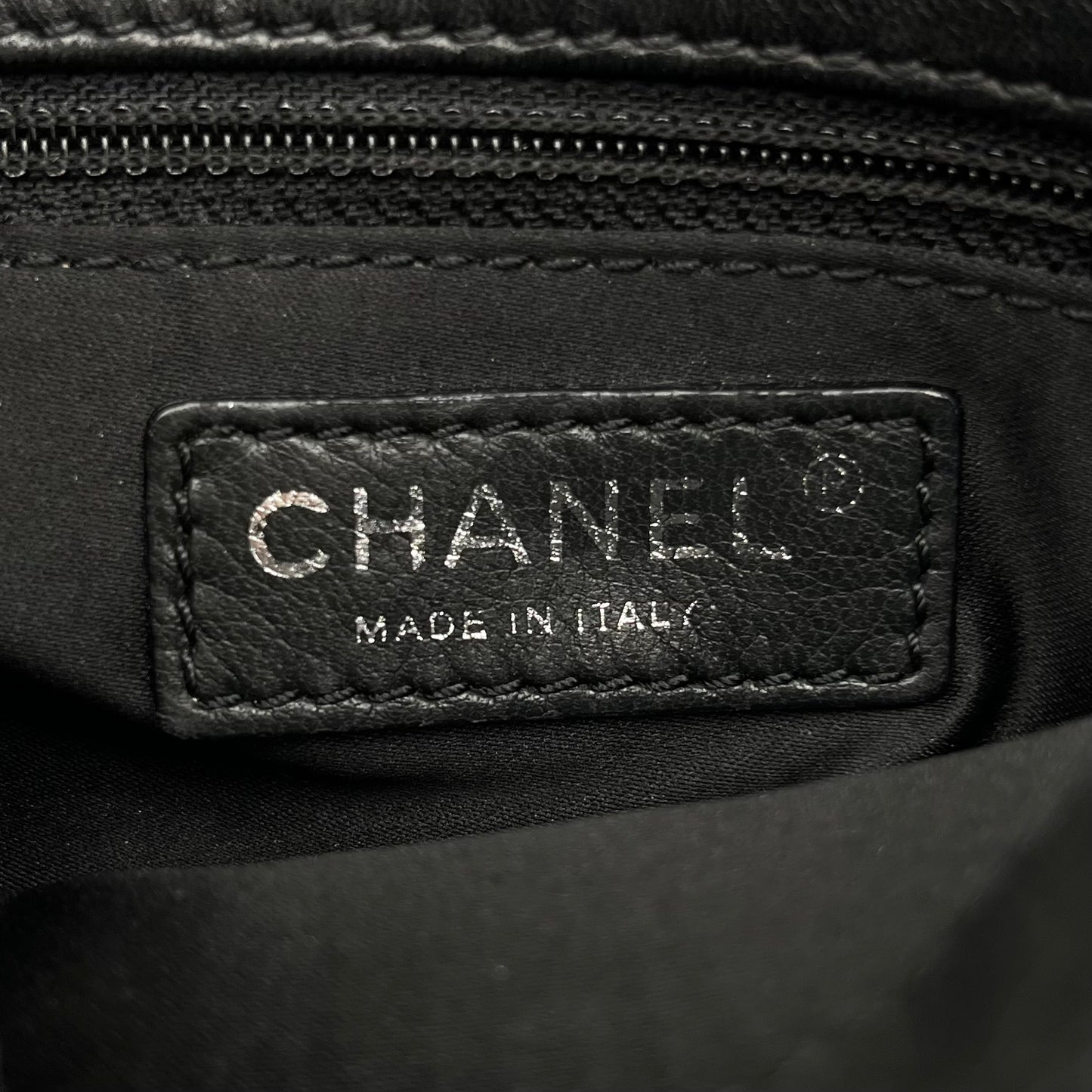Chanel 2010-2011 Black Lambskin Wild Stitch Timeless Mini Flap SHW (Series 14)