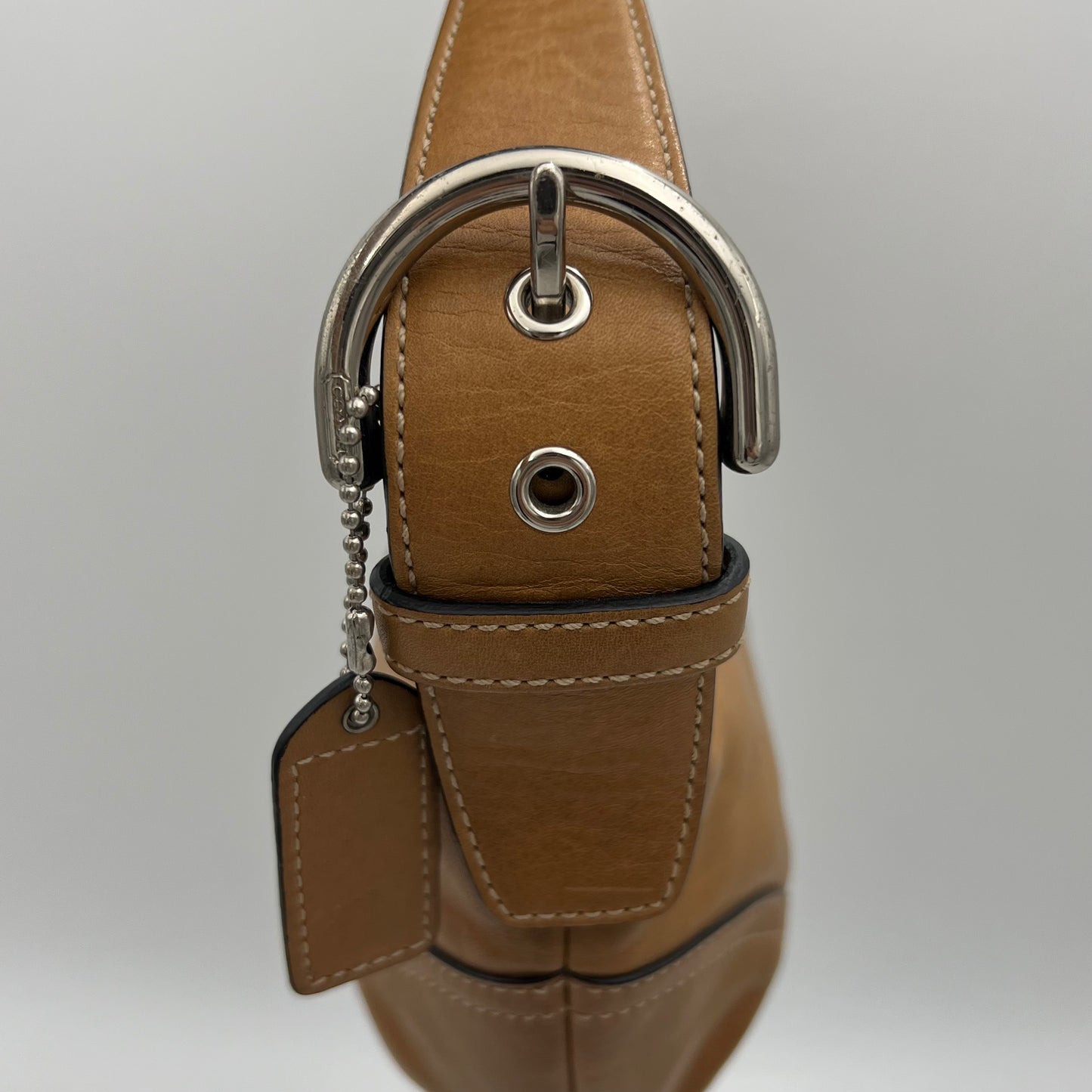 Coach Brown Leather Hobo Pochette