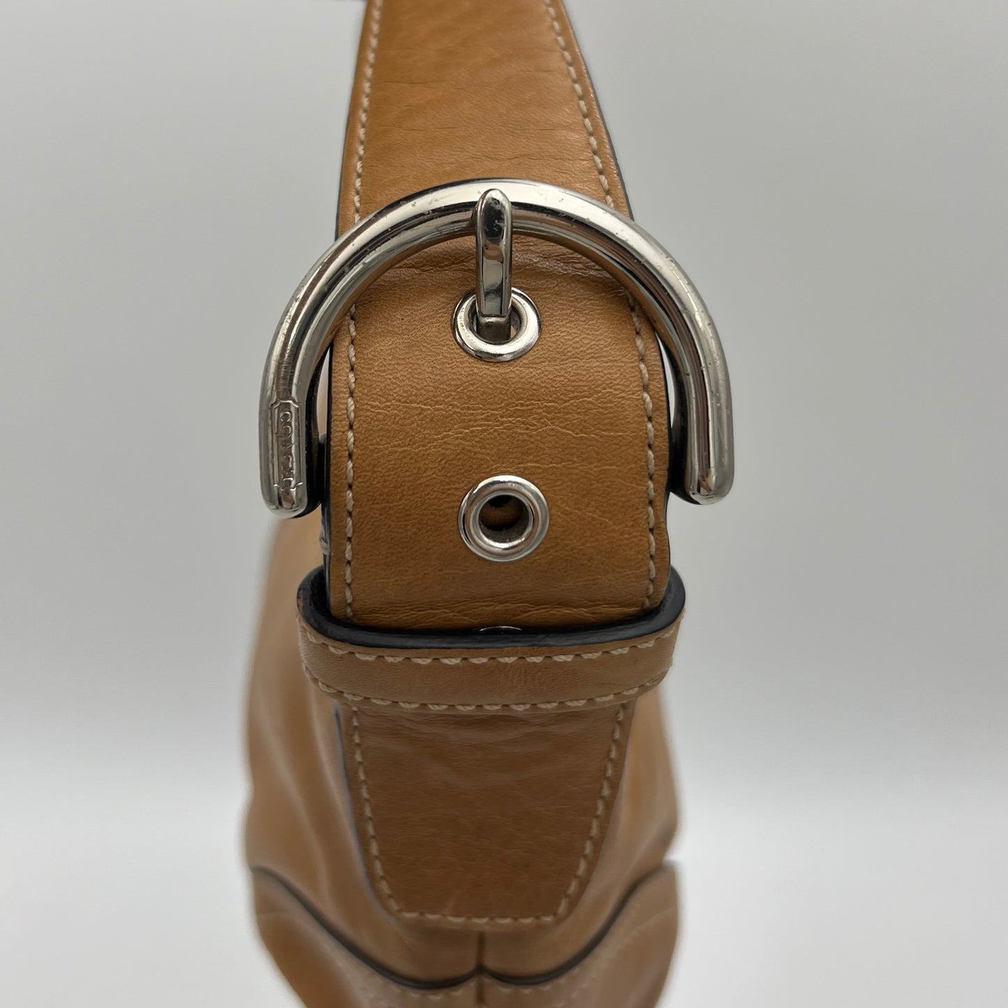 Coach Brown Leather Hobo Pochette