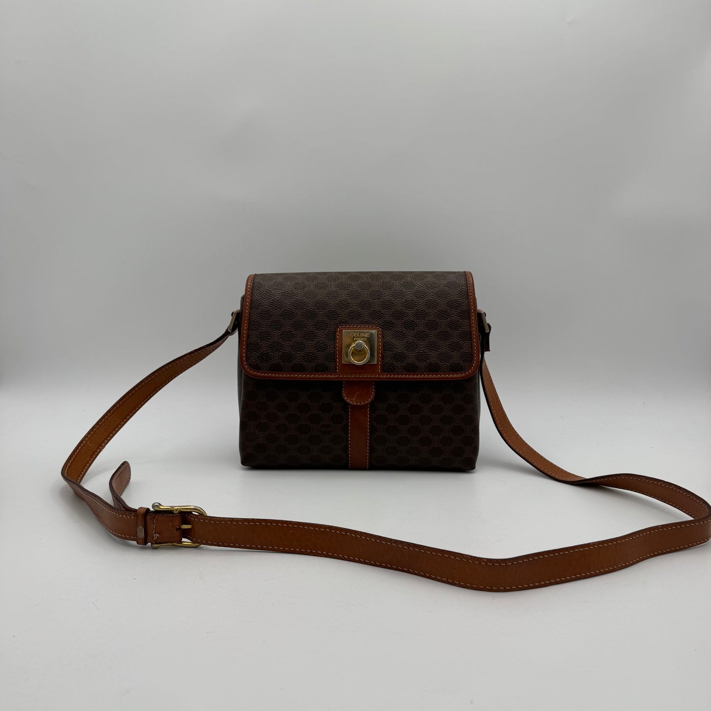 Celine Paris Macadam Flap Crossbody
