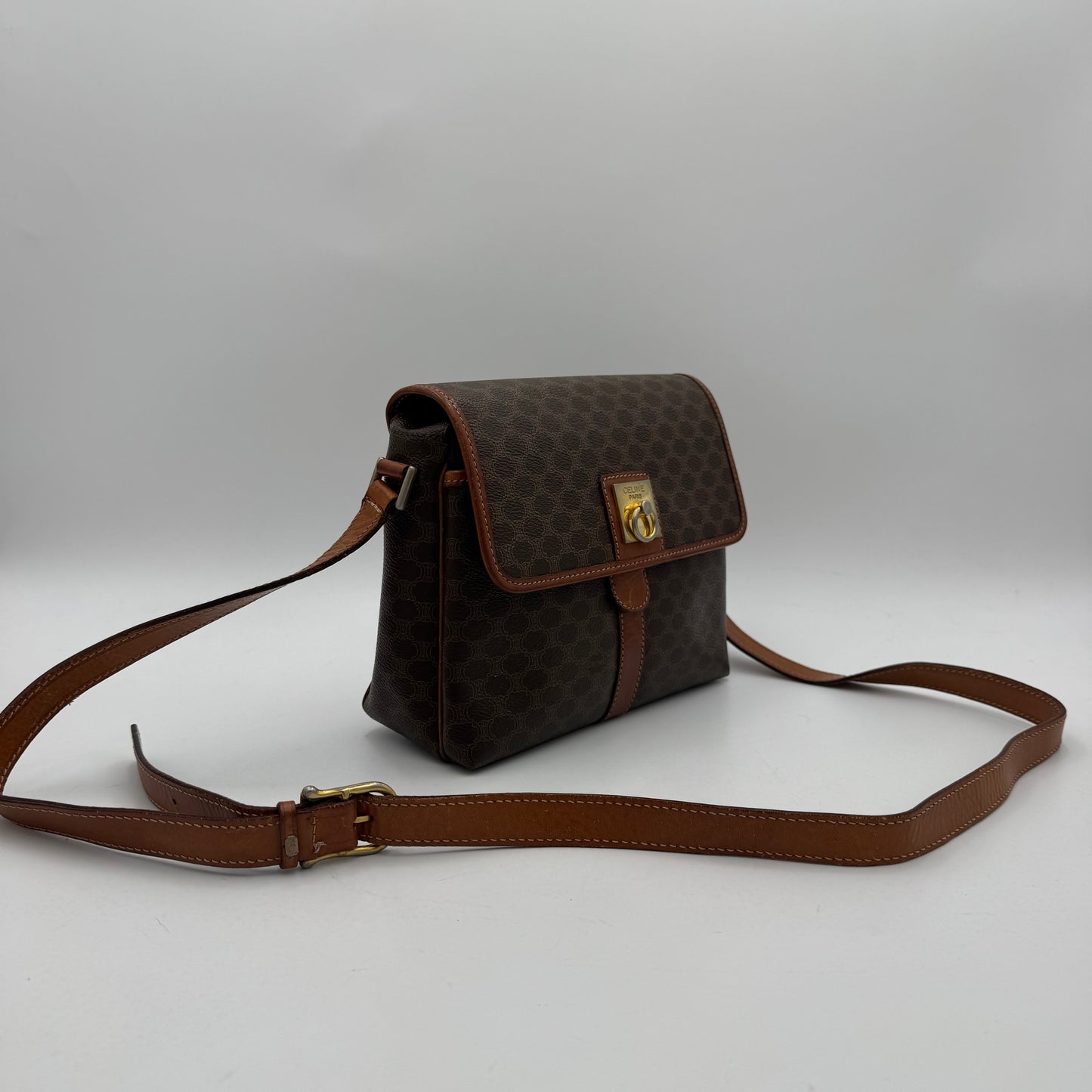 Celine Paris Macadam Flap Crossbody