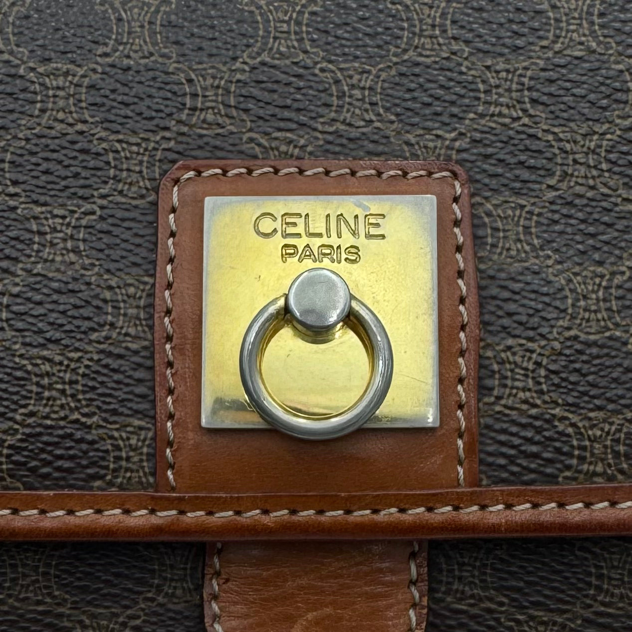 Celine Paris Macadam Flap Crossbody