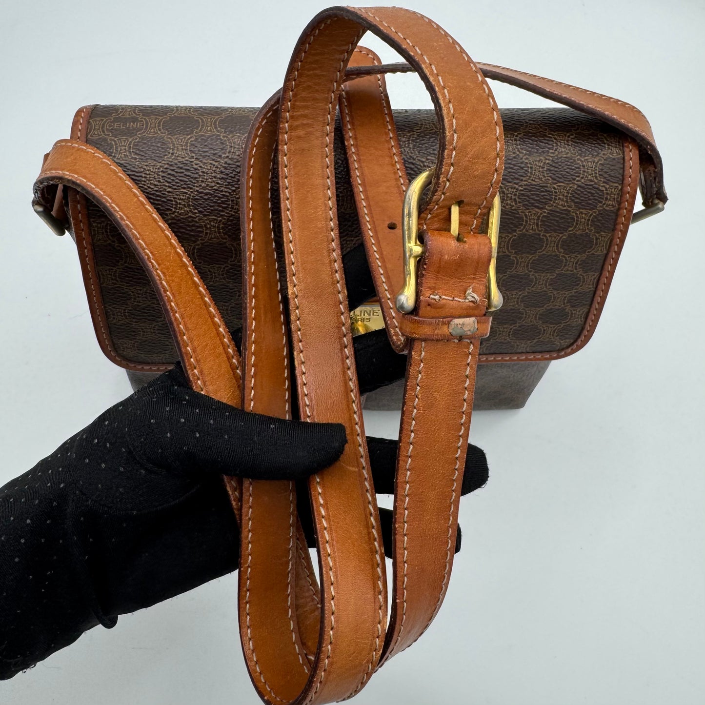 Celine Paris Macadam Flap Crossbody