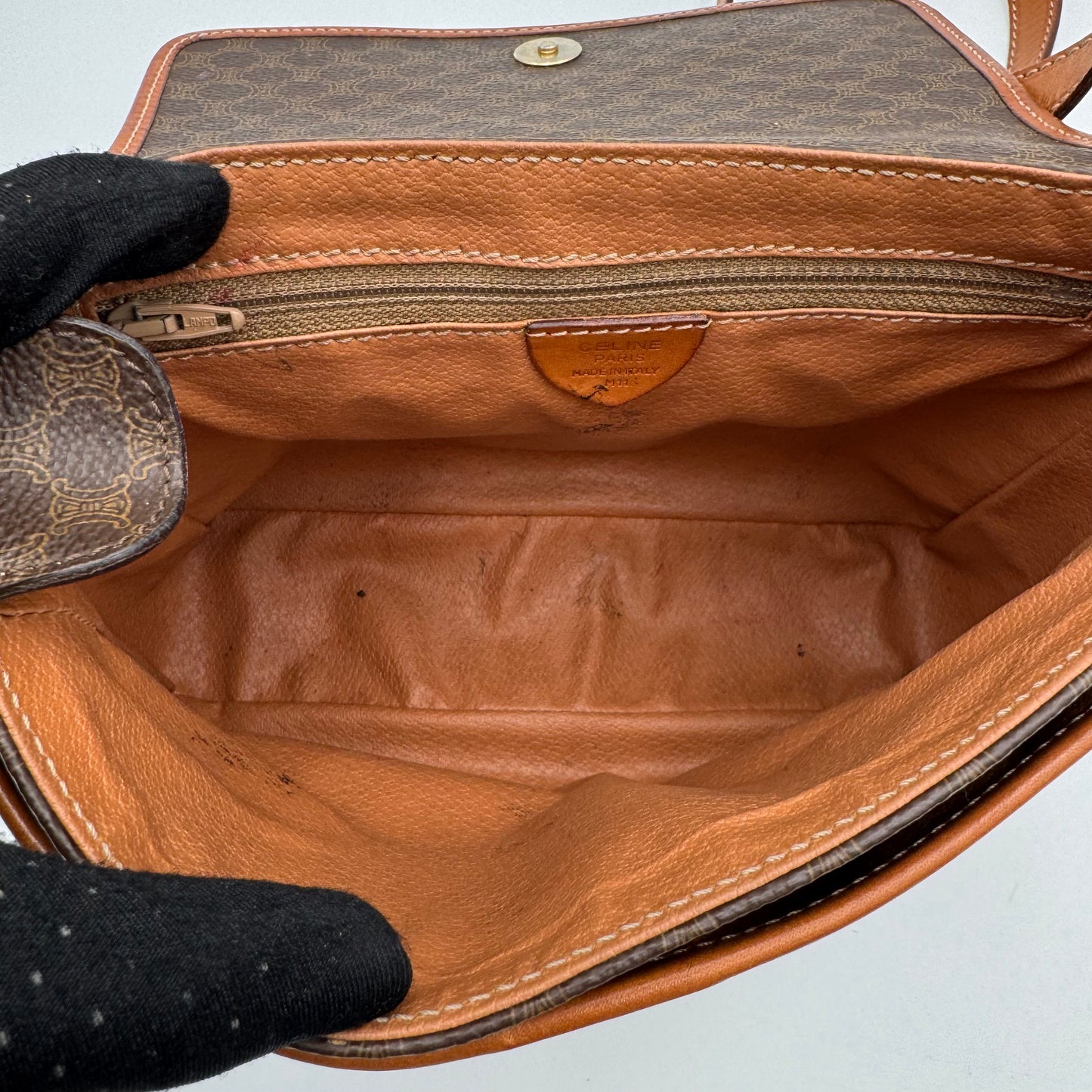 Celine Paris Macadam Flap Crossbody