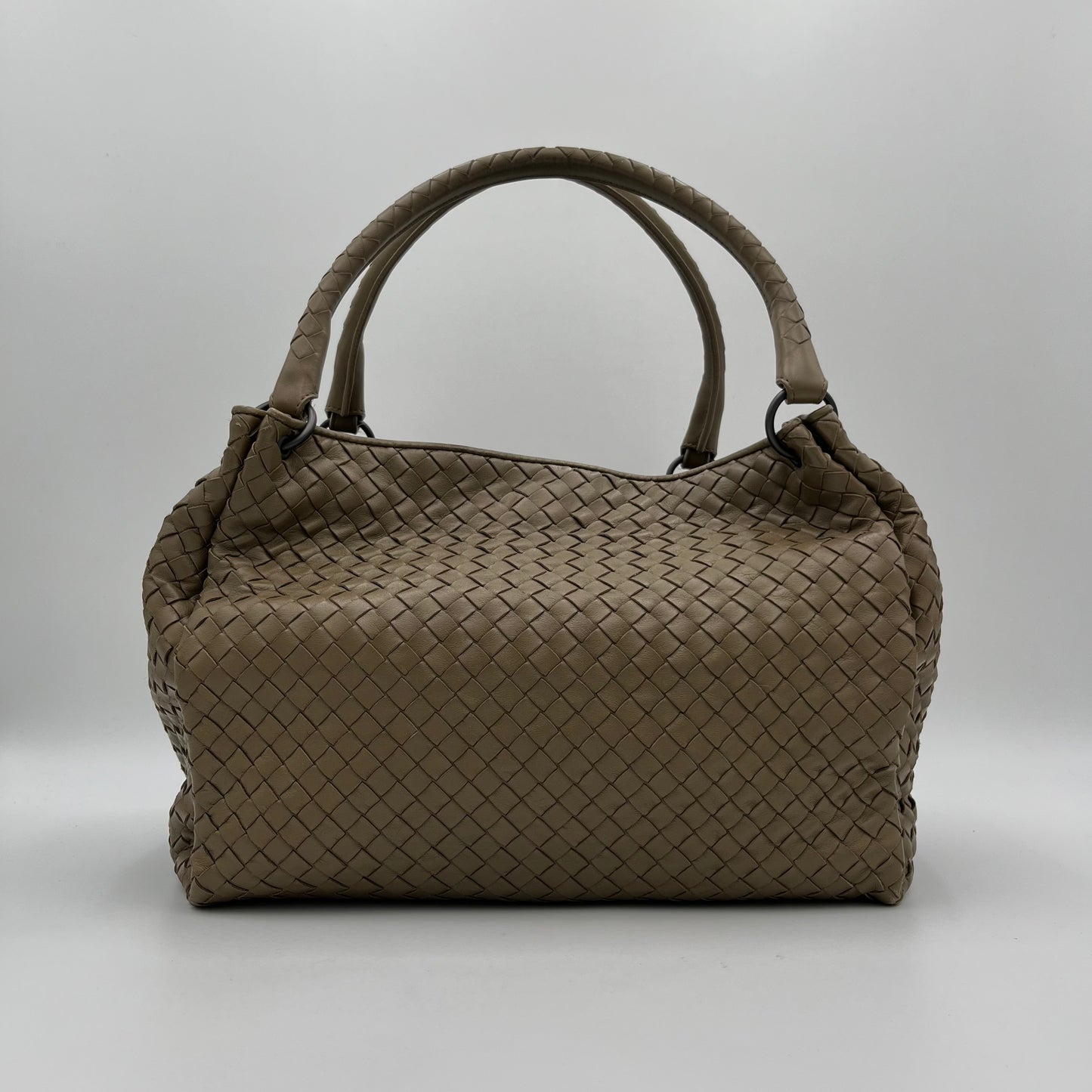 Bottega Veneta Light Brown Intrecciato Parachute Bag