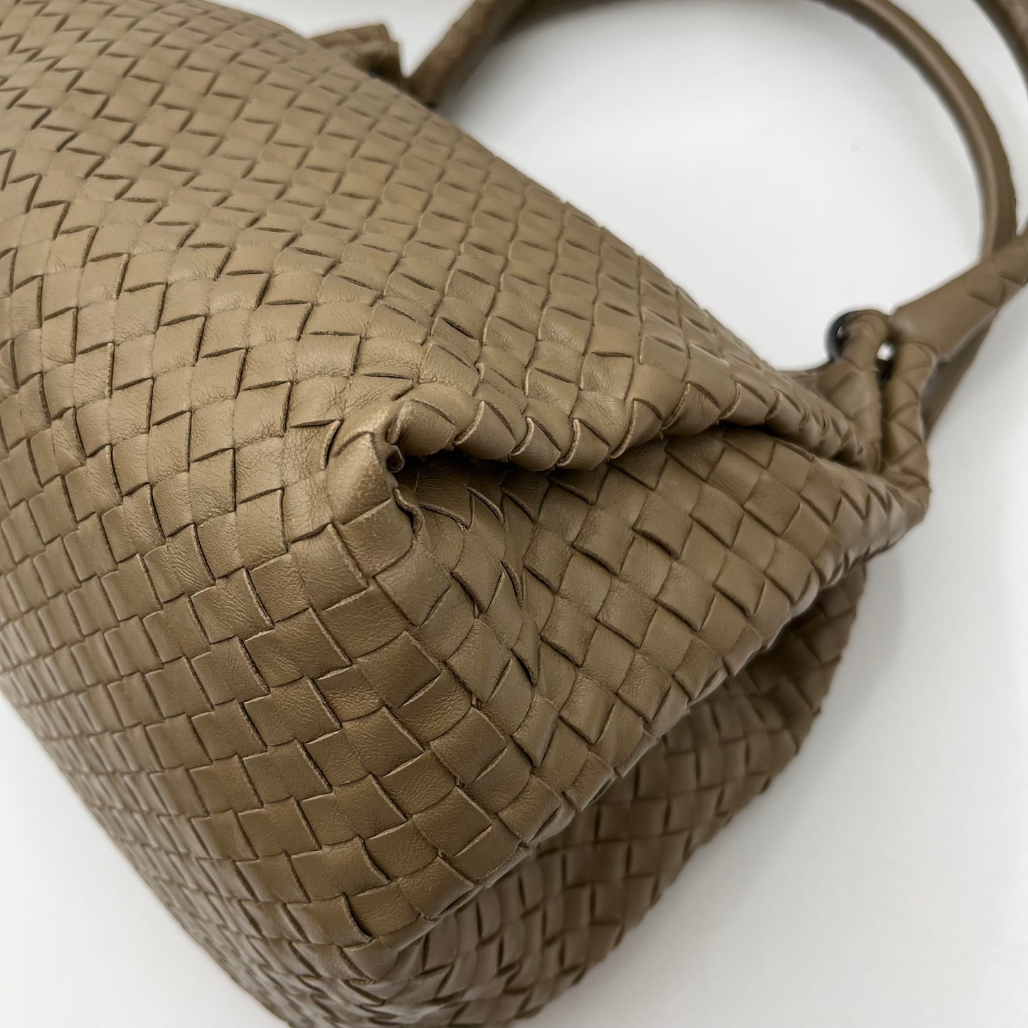 Bottega Veneta Light Brown Intrecciato Parachute Bag