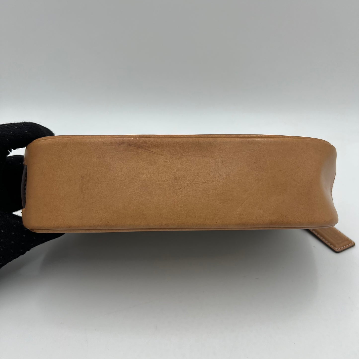 Coach Brown Signature Canvas Demi Pochette