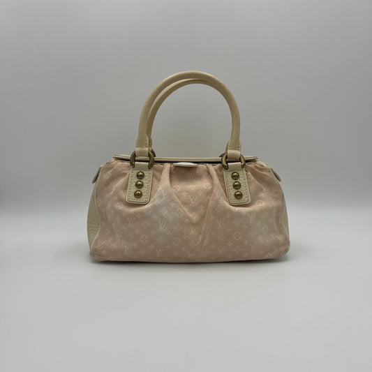 LV Rose Monogram Mini Lin Trapeze Handbag PM