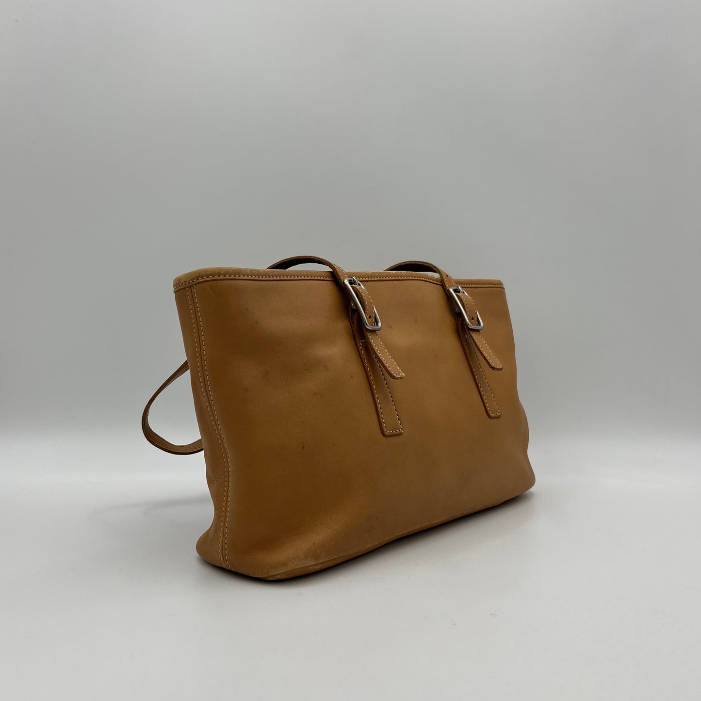 Coach Tan Leather Legacy Shopper's Tote