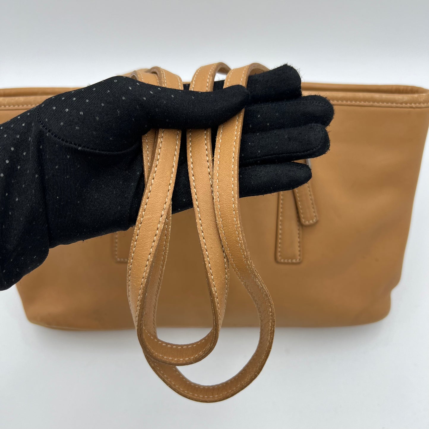 Coach Tan Leather Legacy Shopper's Tote