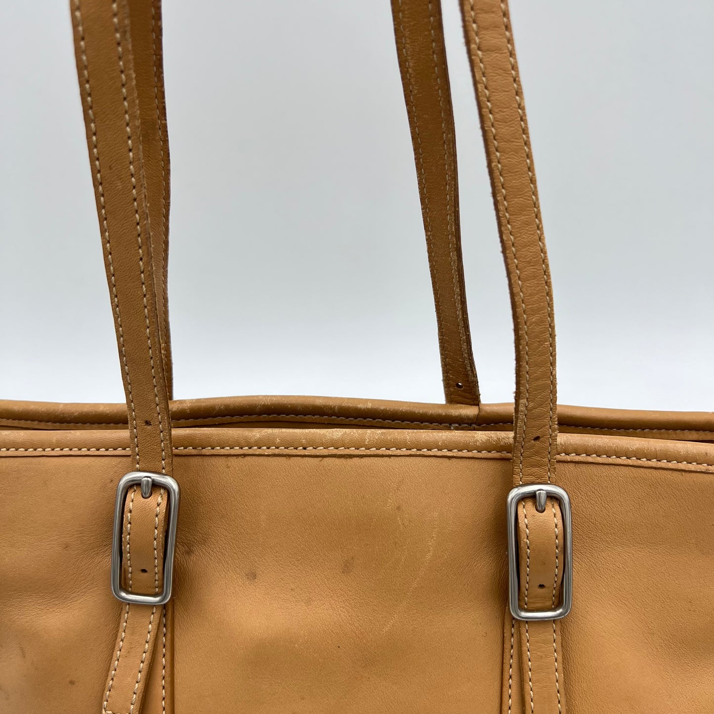 Coach Tan Leather Legacy Shopper's Tote