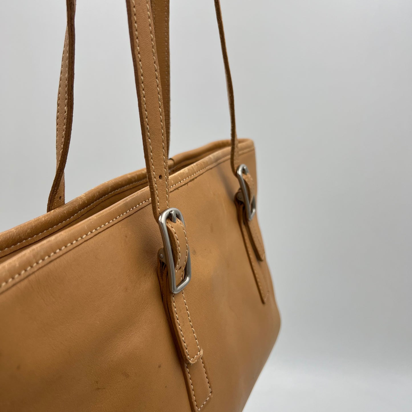 Coach Tan Leather Legacy Shopper's Tote