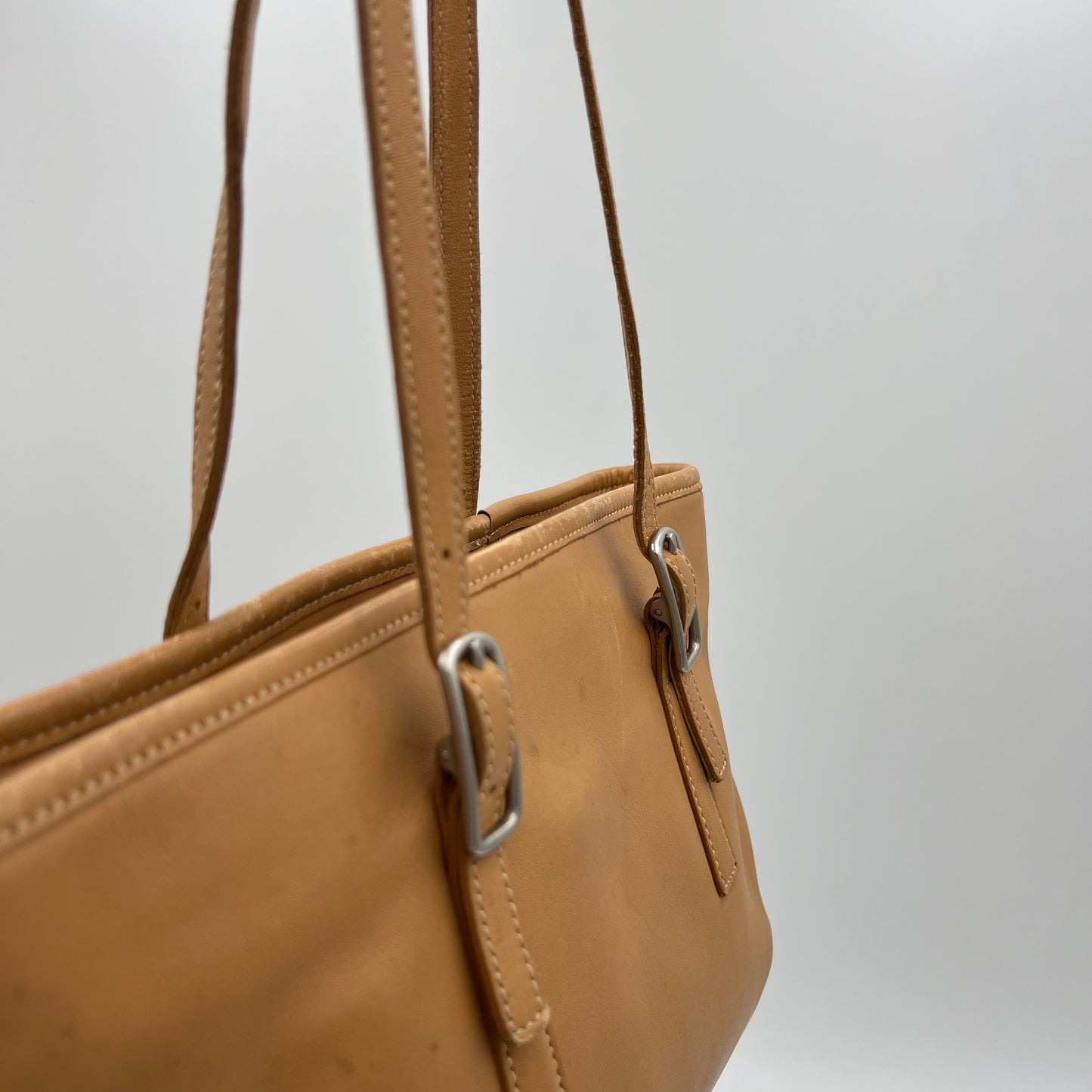Coach Tan Leather Legacy Shopper's Tote
