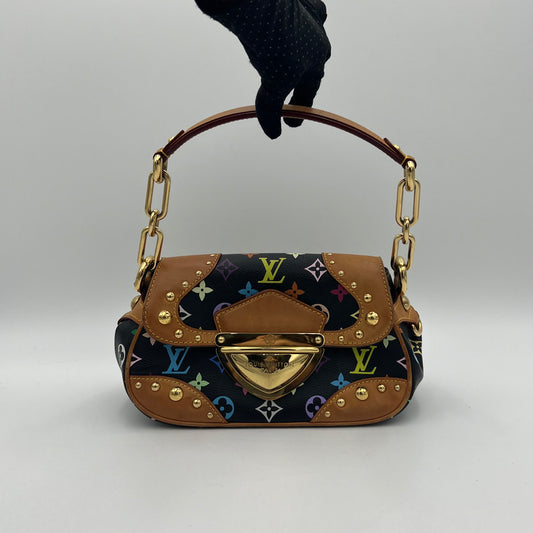 LV Black Multicolor Marilyn Handbag