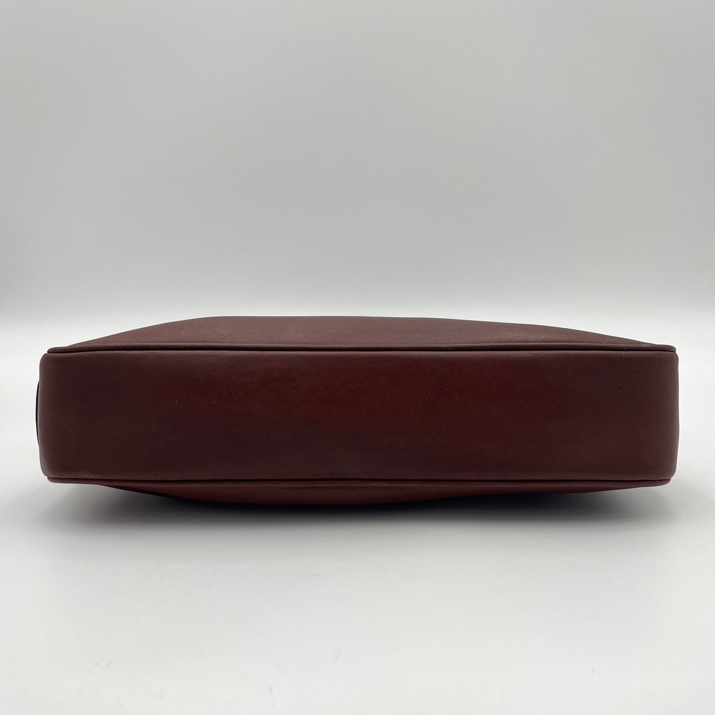 Coach Burgundy Leather Hampton Shoulder Bag