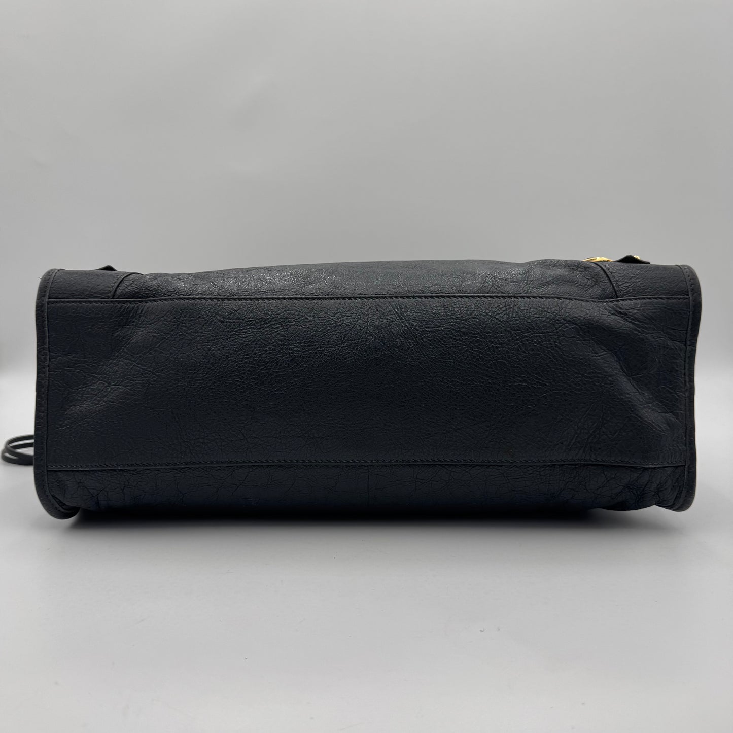 Balenciaga Gray Leather Classic City GHW