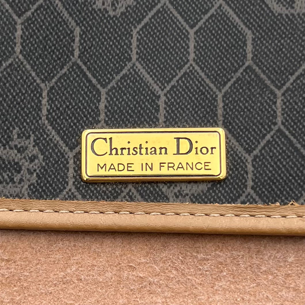 Christian Dior Dark Honeycomb Flap Chain Bag