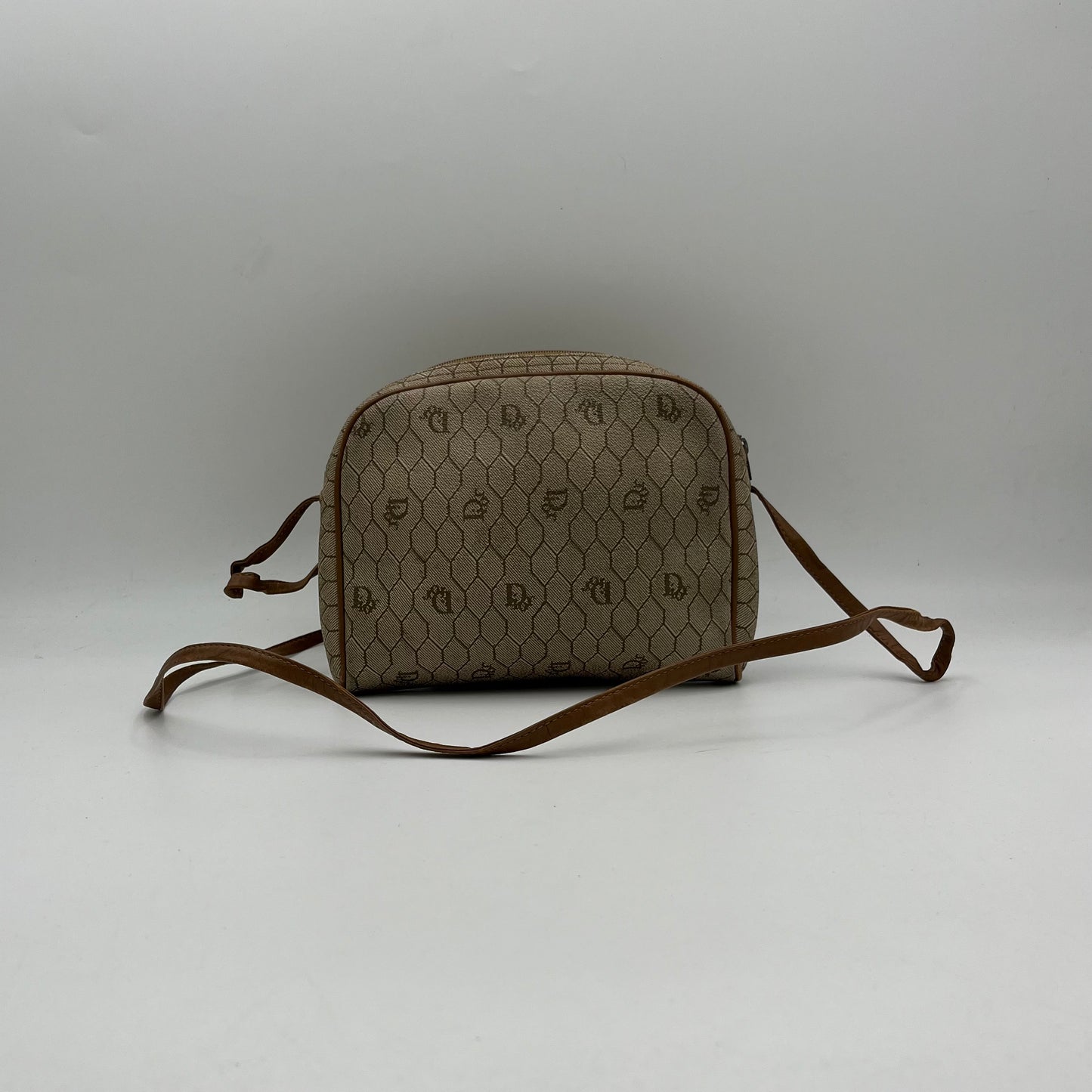 Christian Dior Light Honeycomb Semi Round Crossbody