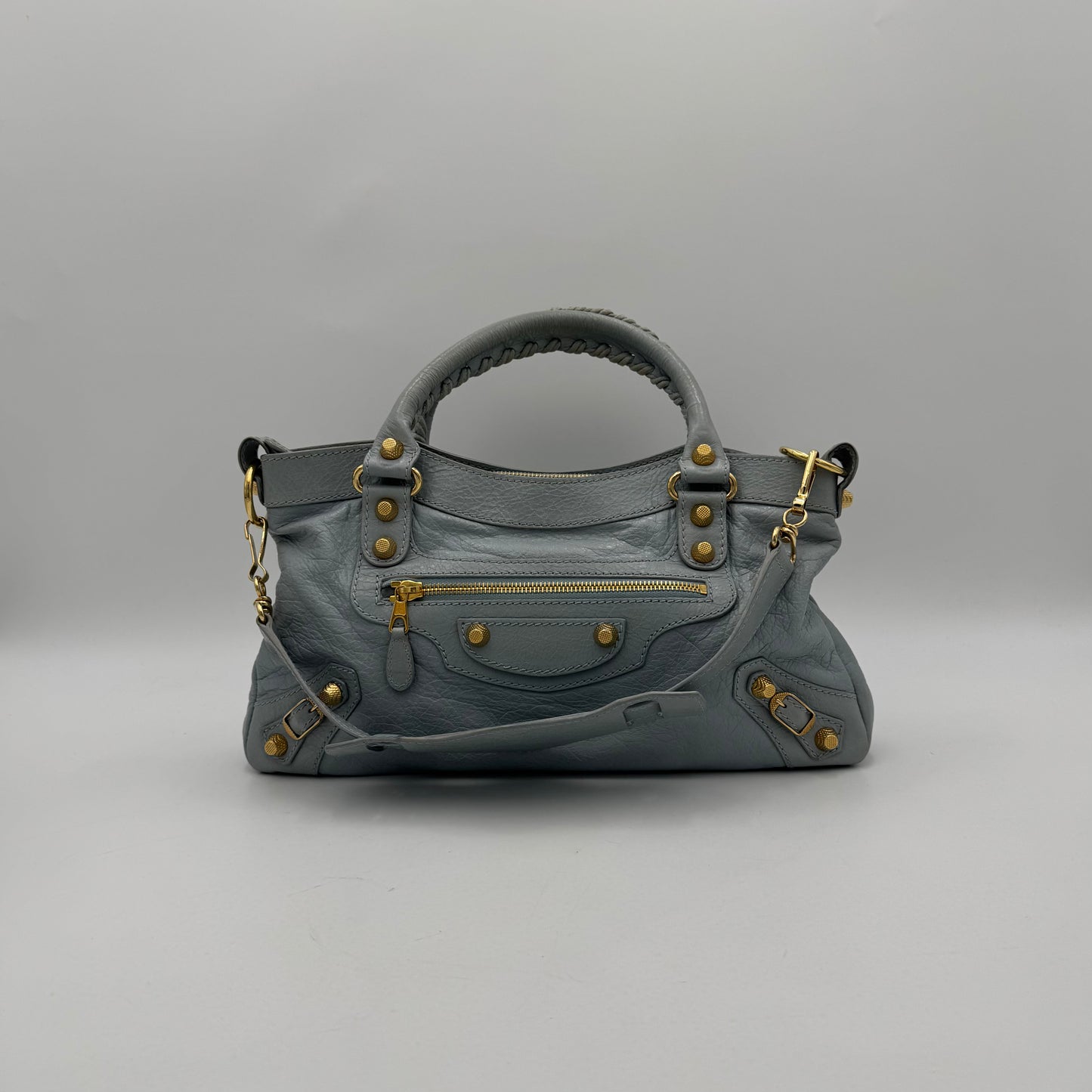 Balenciaga Light Blue Giant 12 First Bag GHW