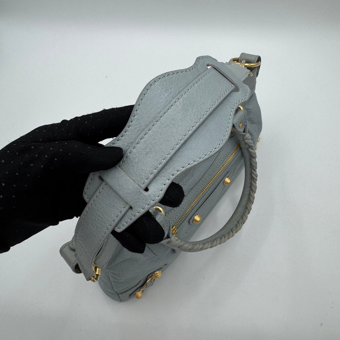 Balenciaga Light Blue Giant 12 First Bag GHW