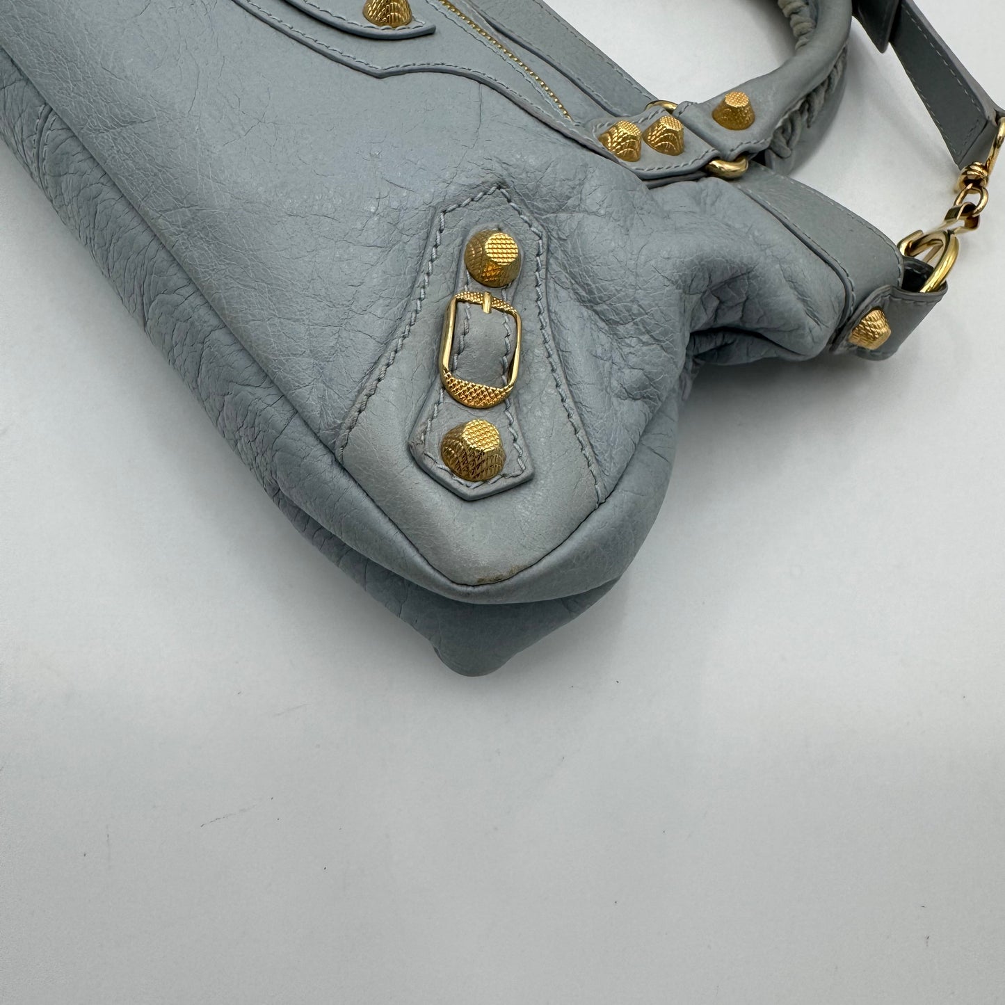 Balenciaga Light Blue Giant 12 First Bag GHW