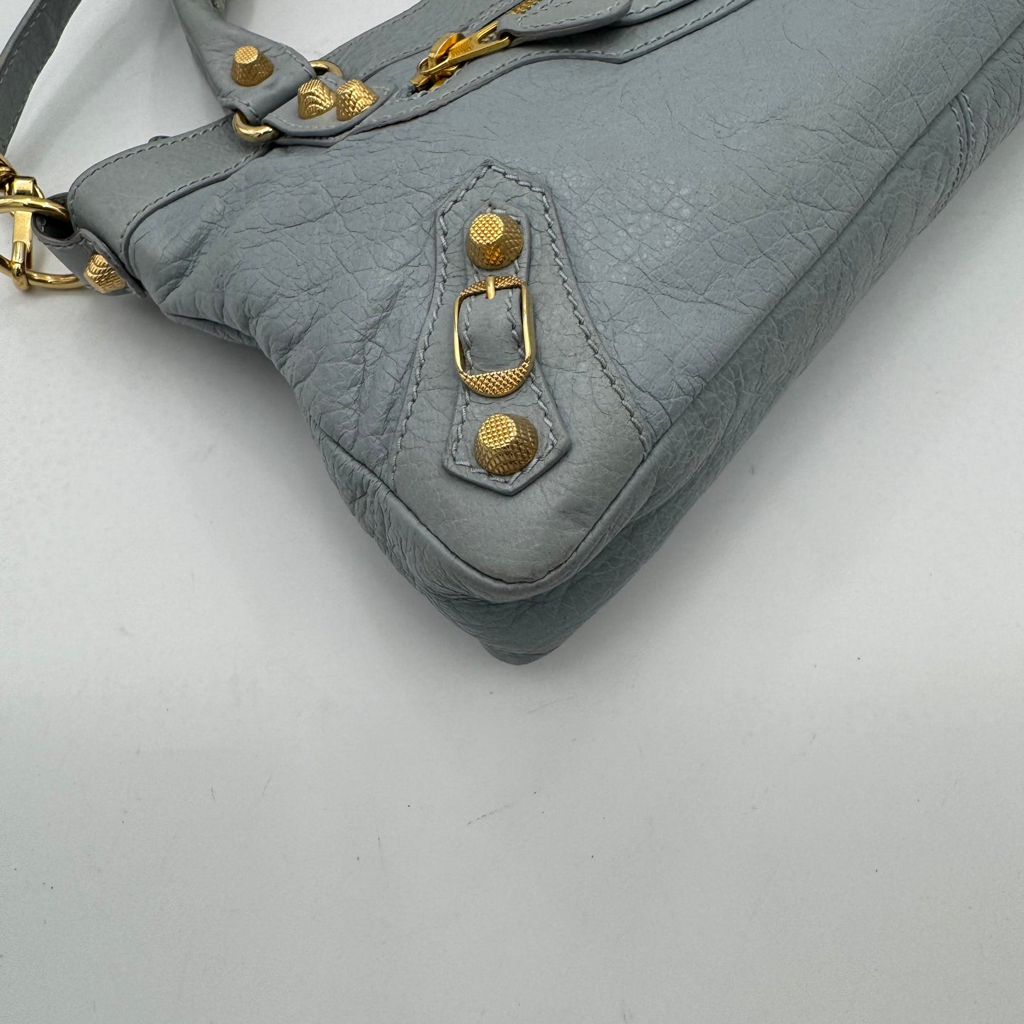 Balenciaga Light Blue Giant 12 First Bag GHW