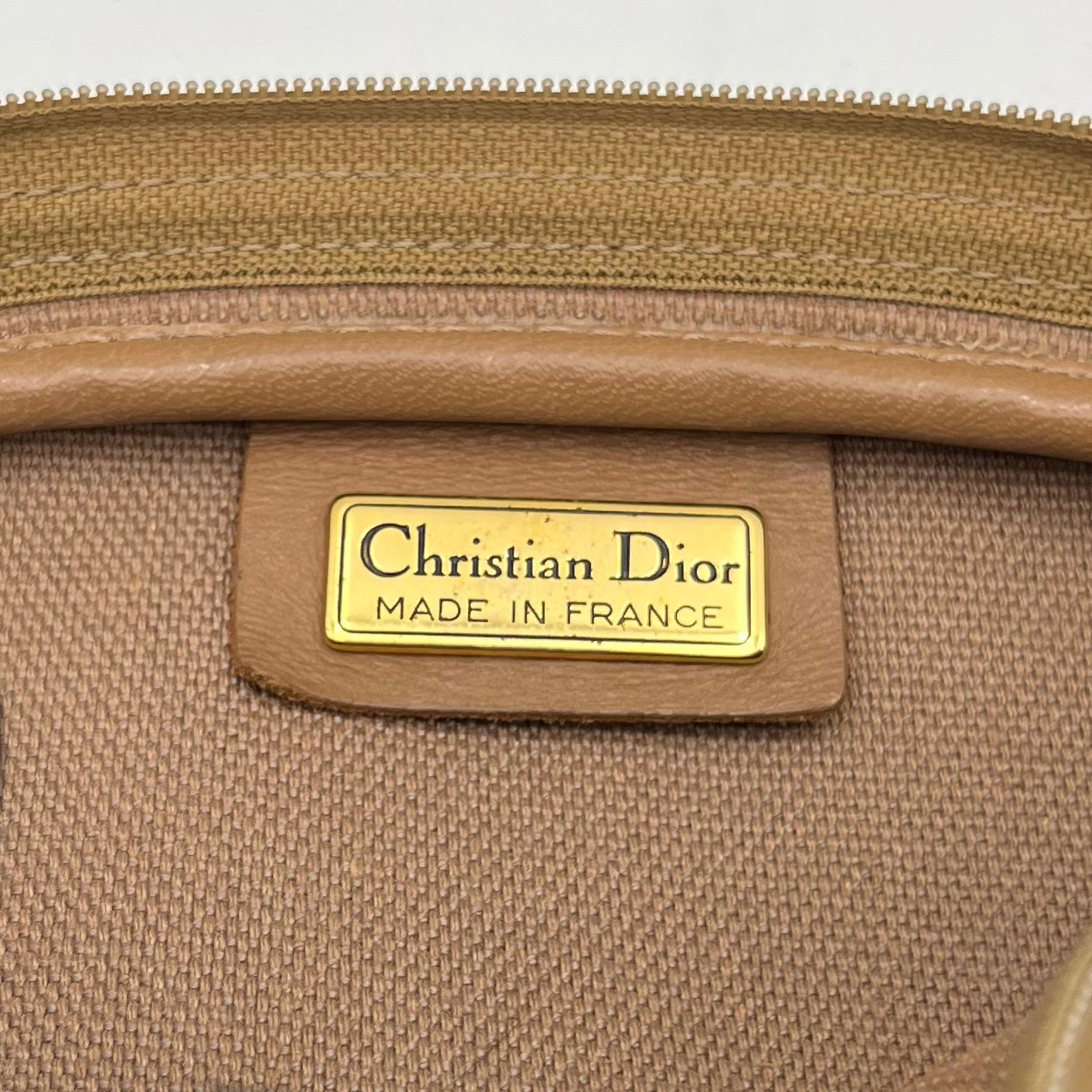 Christian Dior Light Honeycomb Semi Round Crossbody