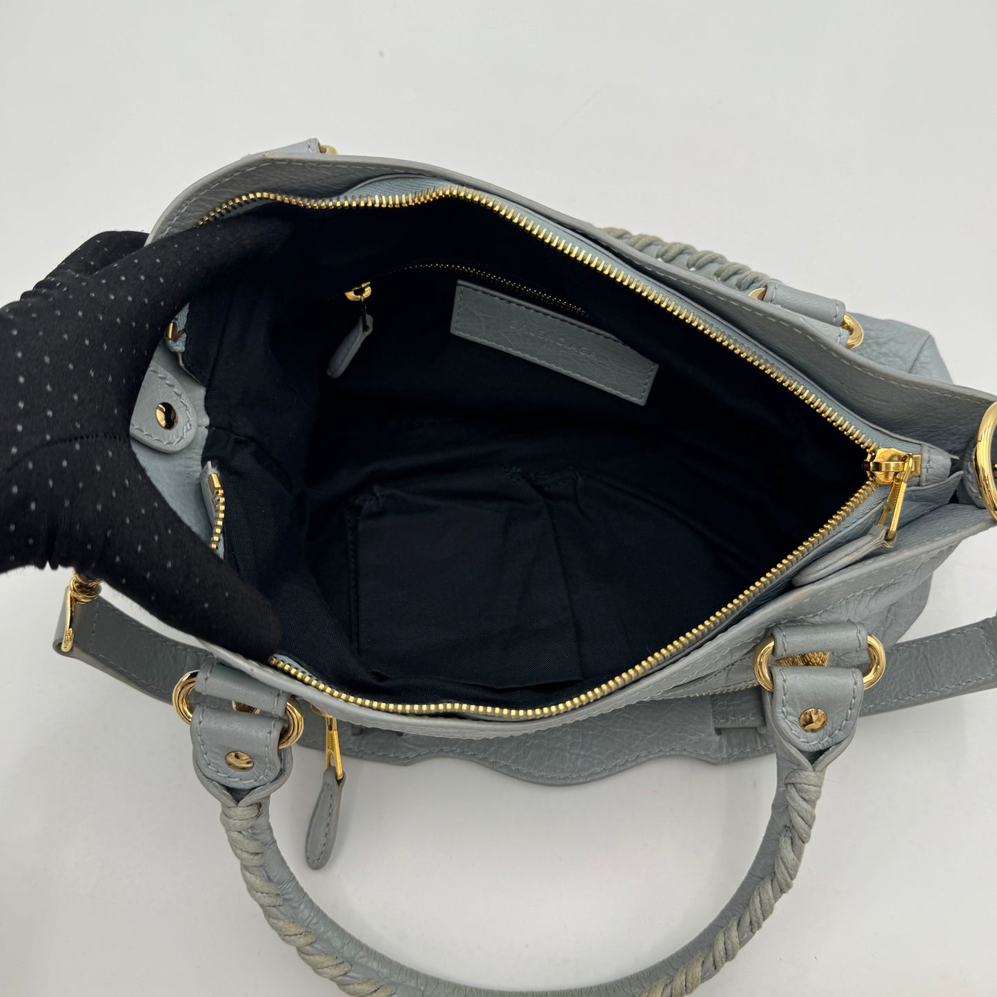 Balenciaga Light Blue Giant 12 First Bag GHW