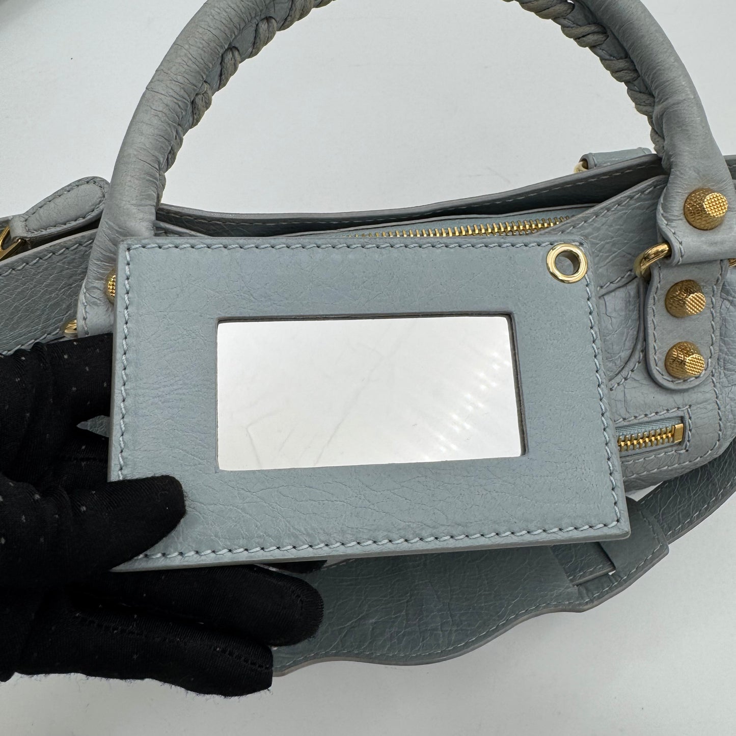 Balenciaga Light Blue Giant 12 First Bag GHW