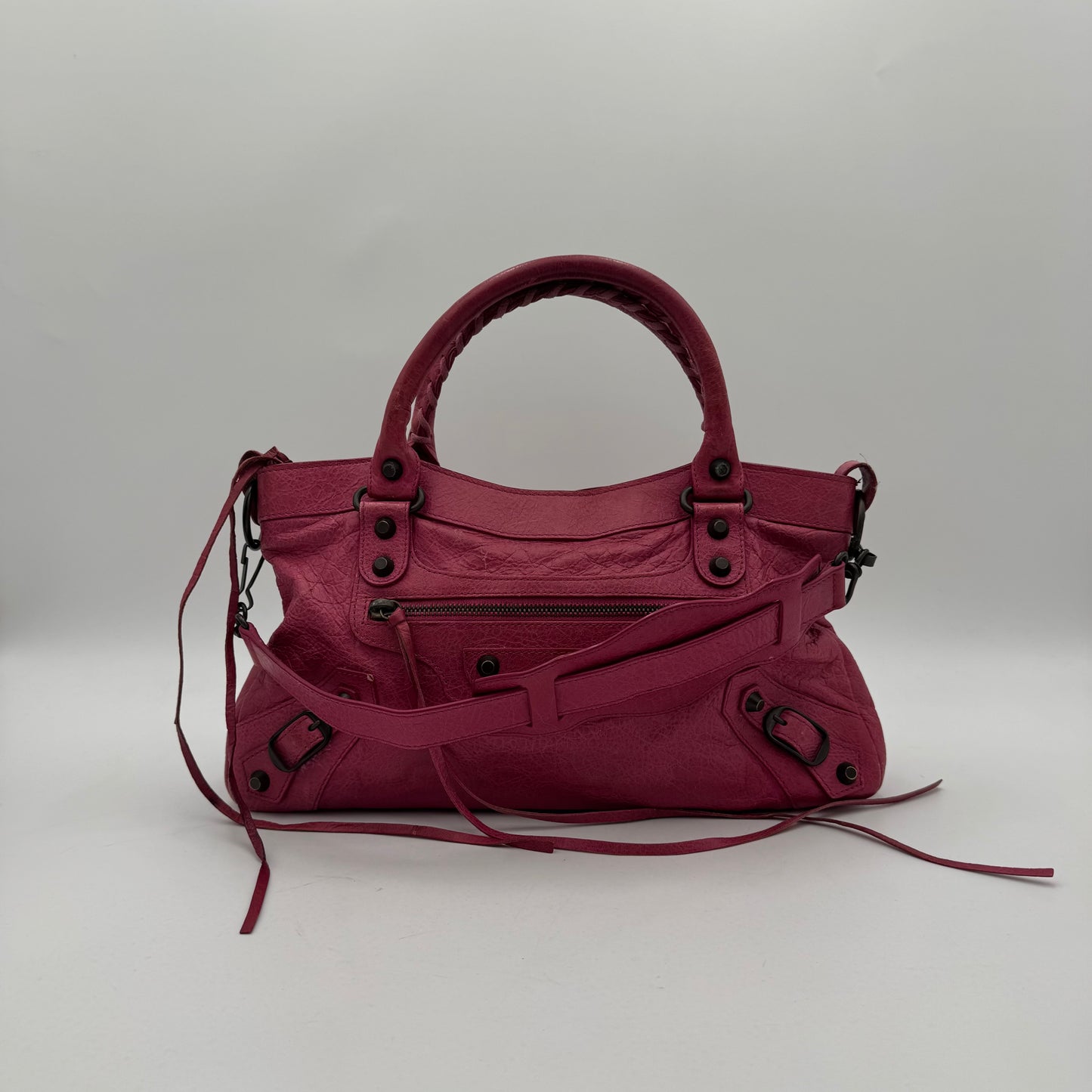 Balenciaga Pink Leather Classic First
