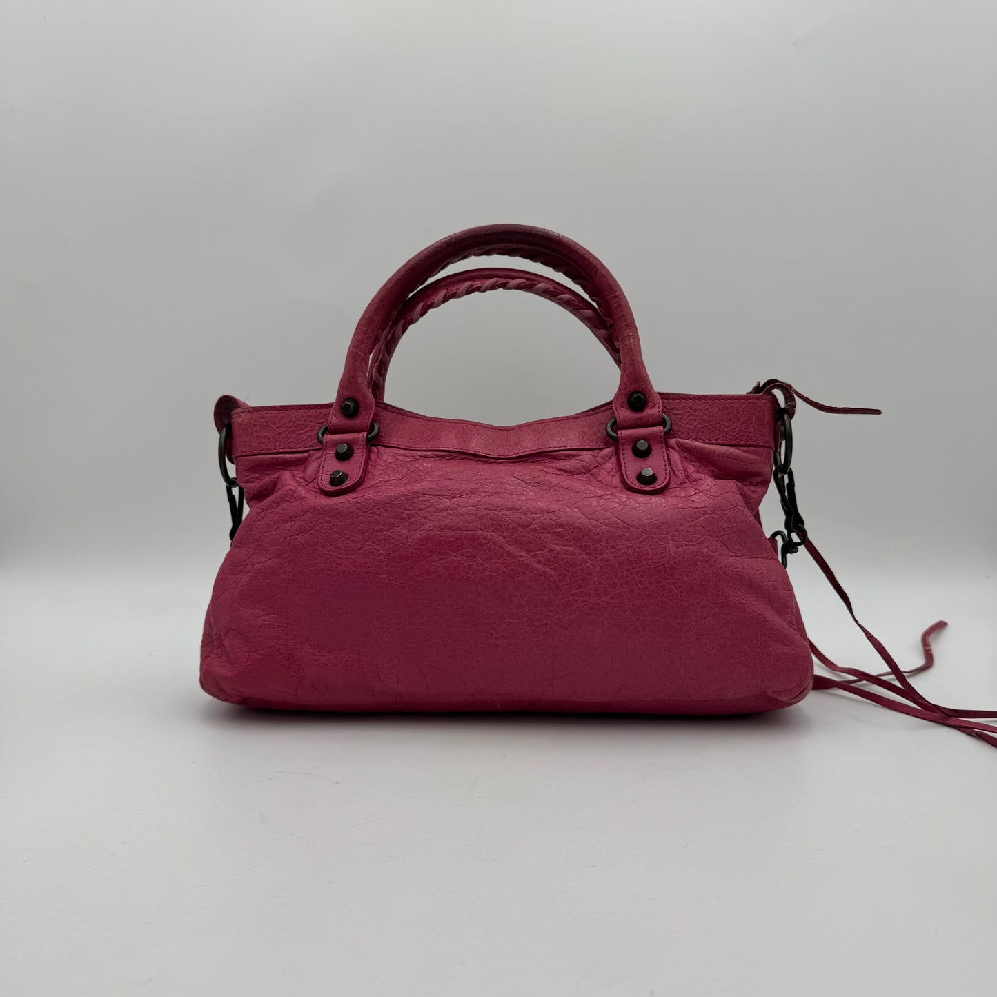 Balenciaga Pink Leather Classic First