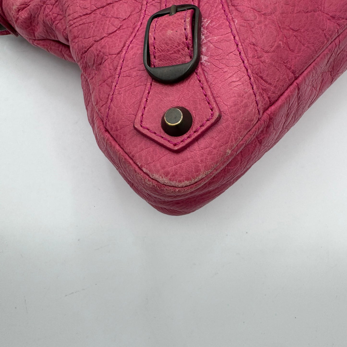 Balenciaga Pink Leather Classic First