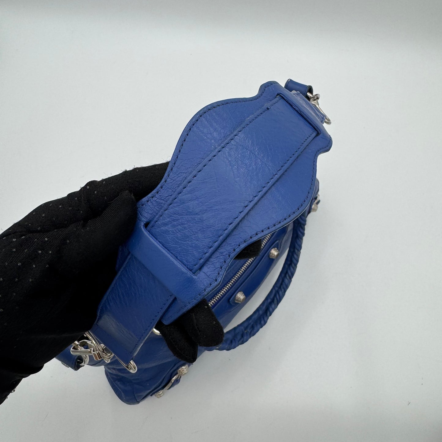 Balenciaga Royal Blue Giant 12 First Bag SHW