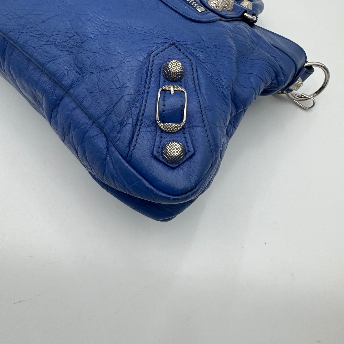 Balenciaga Royal Blue Giant 12 First Bag SHW
